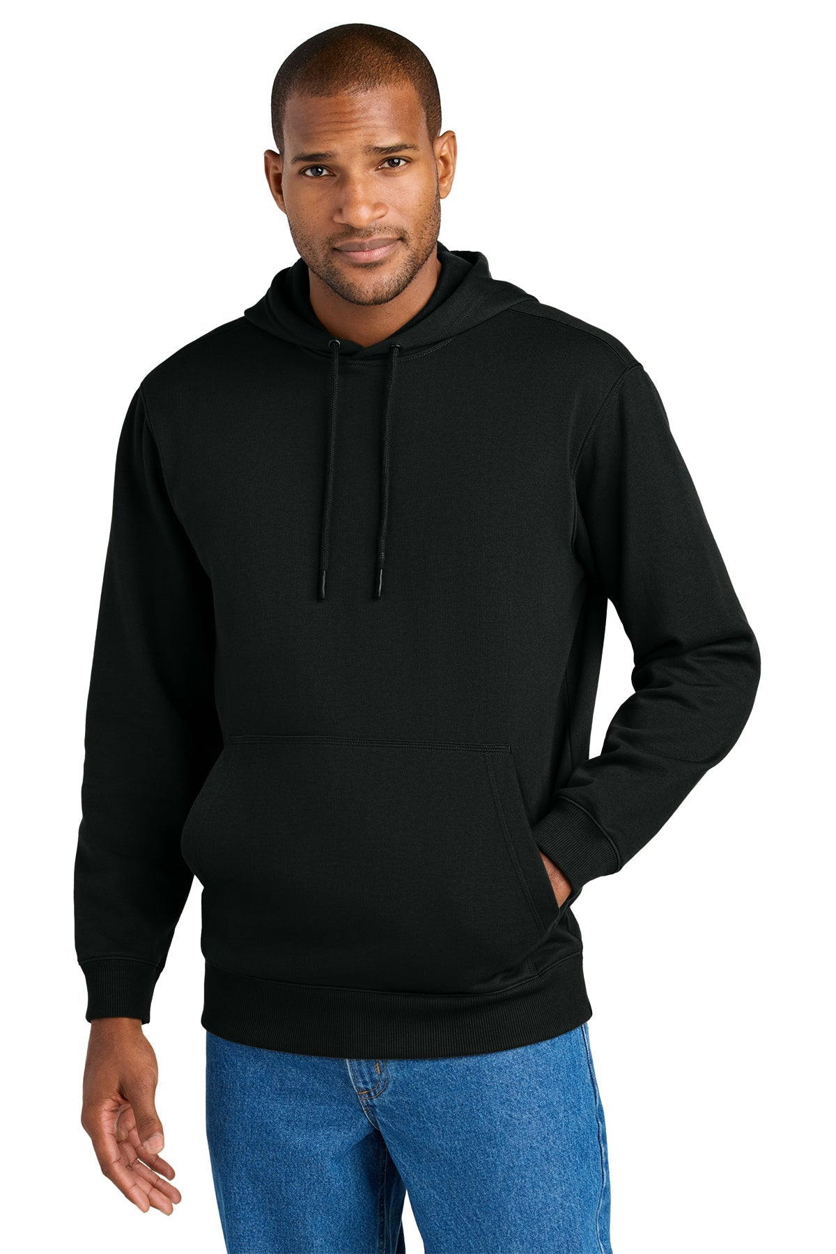 CornerStone Tough Fleece Custom Pullover Hoodies for Men & Women - Soft & Durable Black Hooded Sweatshirt for Outdoor Activities, Gym & Casual Wear