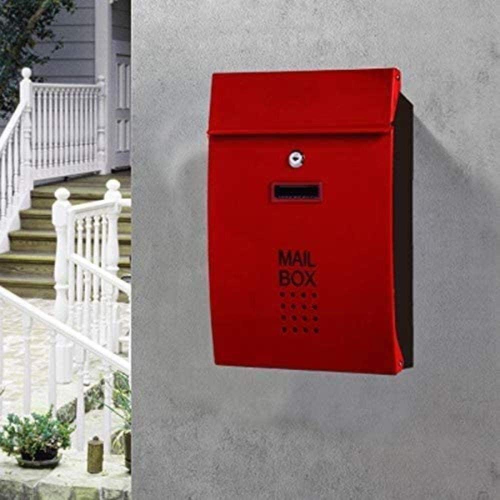 Secure Outdoor Mailbox with Lock - A4 Ballot Box for Elections, Donations & Reports | Durable Weatherproof Postbox for Home, Office & Community Use