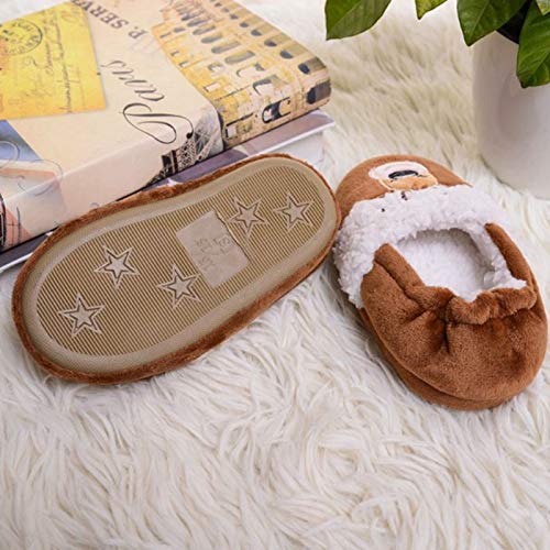 Cartoon Animal Slippers for Toddler Girls - Warm Winter Plush House Shoes for Little Kids - Perfect for Indoor Playtime & Cozy Home Comfort