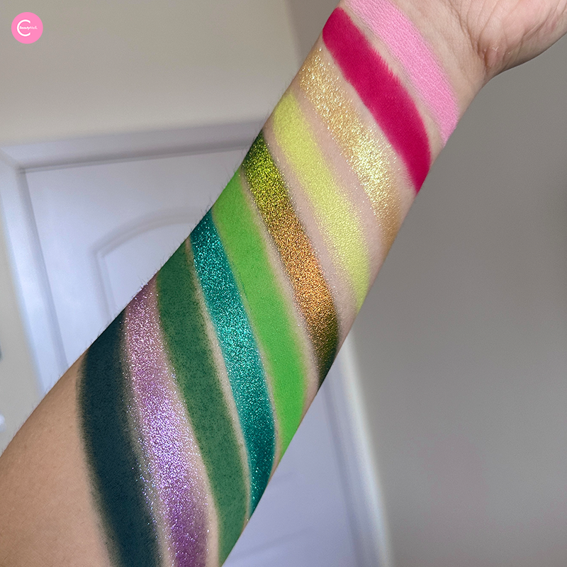 Anthemy Serpent's Emerald Gaze - 10 Color Chameleon Eyeshadow Palette | Long-Lasting Pigmented Makeup for Party, Halloween & Cosplay | Vegan & Cruelty-Free