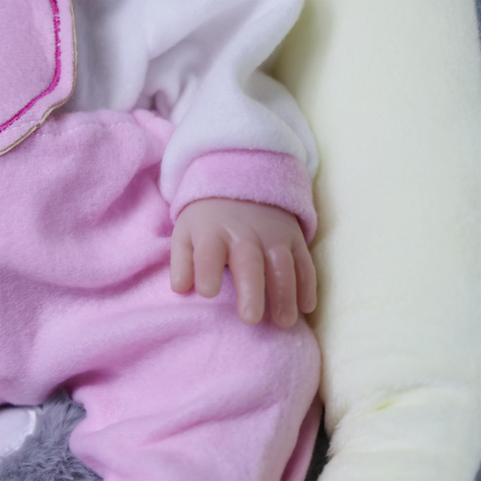 18 Inch Realistic Reborn Baby Doll - Platinum Silicone Full Body, Open Eyes, Perfect Christmas & Birthday Gift for Girls Age 3+ | Lifelike Playtime Companion, Nursery Decoration, Photography Prop