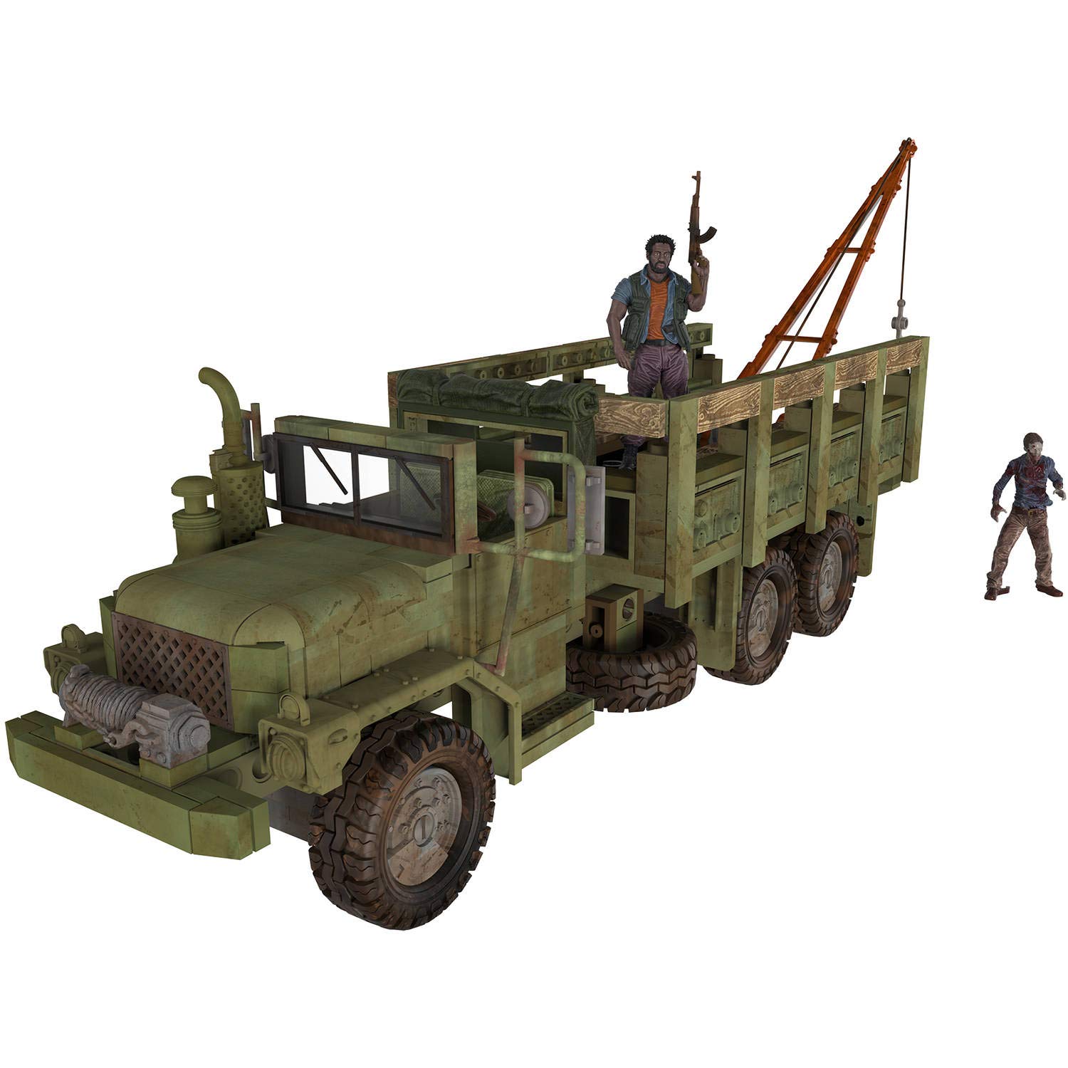 McFarlane Toys The Walking Dead Woodbury Assault Vehicle Building Set - Action Figure Playset for Collectors & Fans | Zombie Apocalypse Role Play & Display