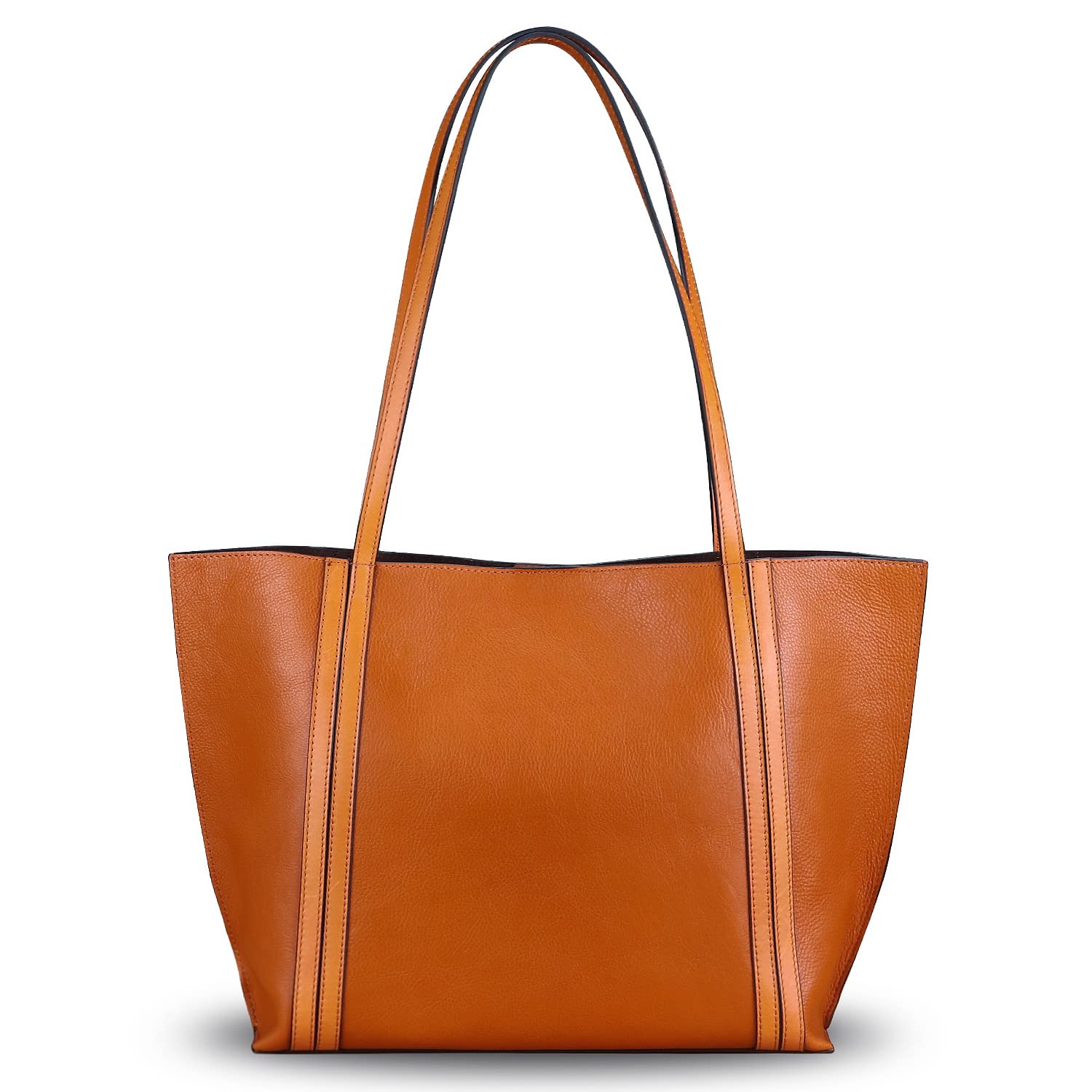 Vintage Genuine Leather Shoulder Bag for Women - Handmade Real Leather Purse, Work Tote & Crossbody Handbag | Perfect for Office, Travel & Everyday Use