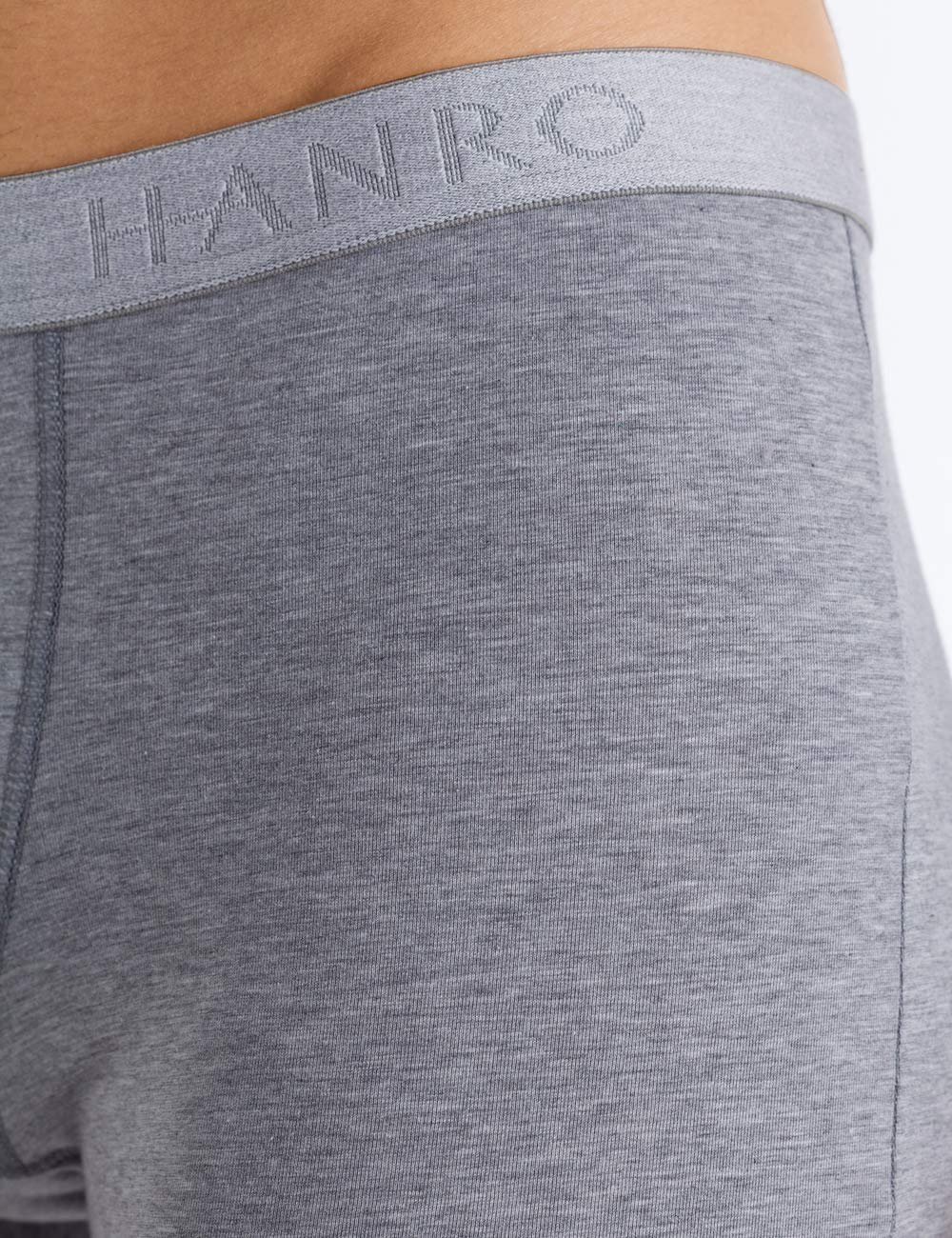 Hanro Men's Cotton Boxer Briefs 2-Pack - Soft Breathable Underwear for Everyday Comfort | Perfect for Workout, Travel & Daily Wear