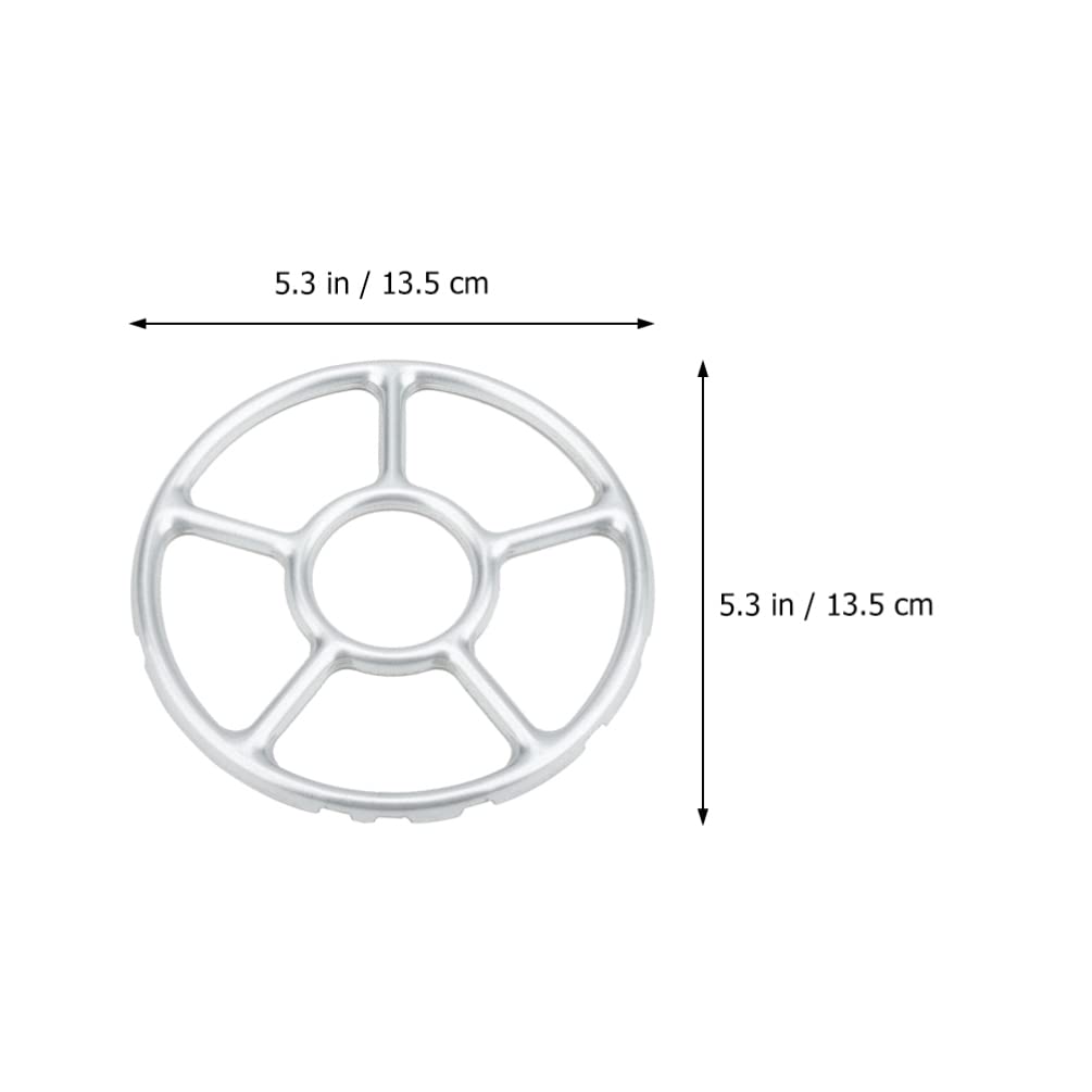 3-Piece Universal Gas Stove Pot Support Racks - Heavy Duty Stove Accessories for Wok & Pans - Durable Gas Hob Trivets for Kitchen Cooktops - Perfect for Cooking, Grilling & Food Prep