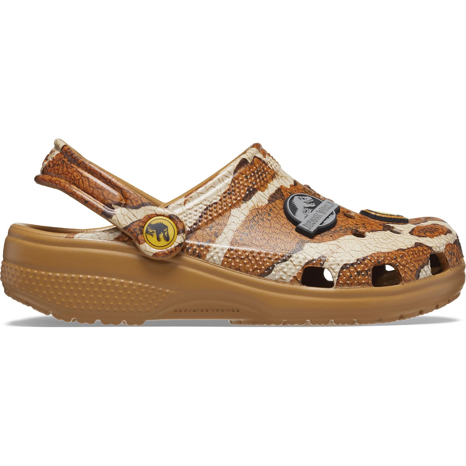 Unisex & Kids Jurassic World Classic Clogs by Crocs | Lightweight Comfortable Slip-On Shoes for Boys & Girls | Perfect for School, Beach, and Outdoor Play