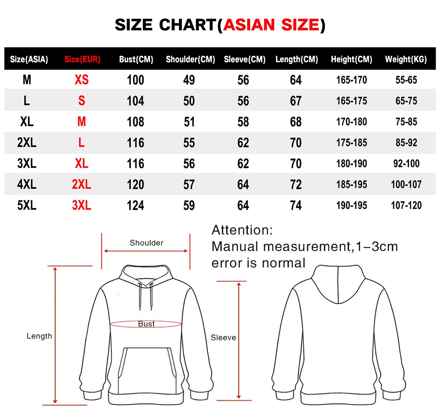 Winter Cotton Essential Hoodie Sweatshirt for Men & Women - Y2K Graphic Long Sleeve Unisex Pullover (Sizes M-5XL) | Cozy Streetwear for Casual Outfits & Loungewear