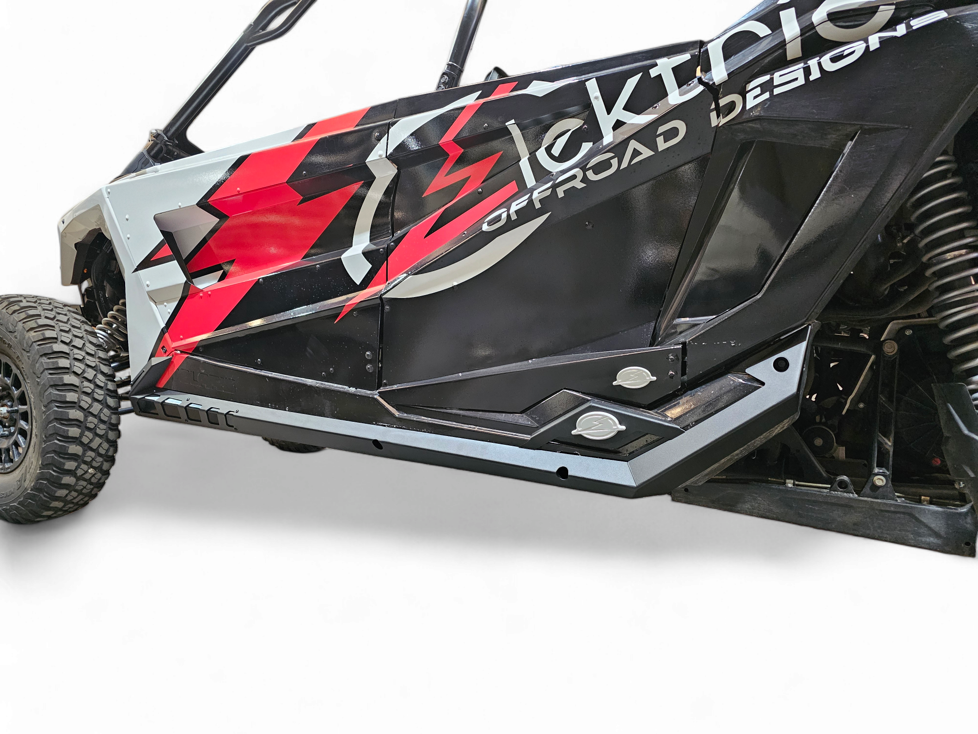 Polaris RZR Pro XP Pro R Turbo R 4-Seat Rock Guards - Heavy Duty Volt Series RKS610010 for Off-Road Protection (2020-2025 Models) | Perfect for Trail Riding & Rocky Terrain Adventures