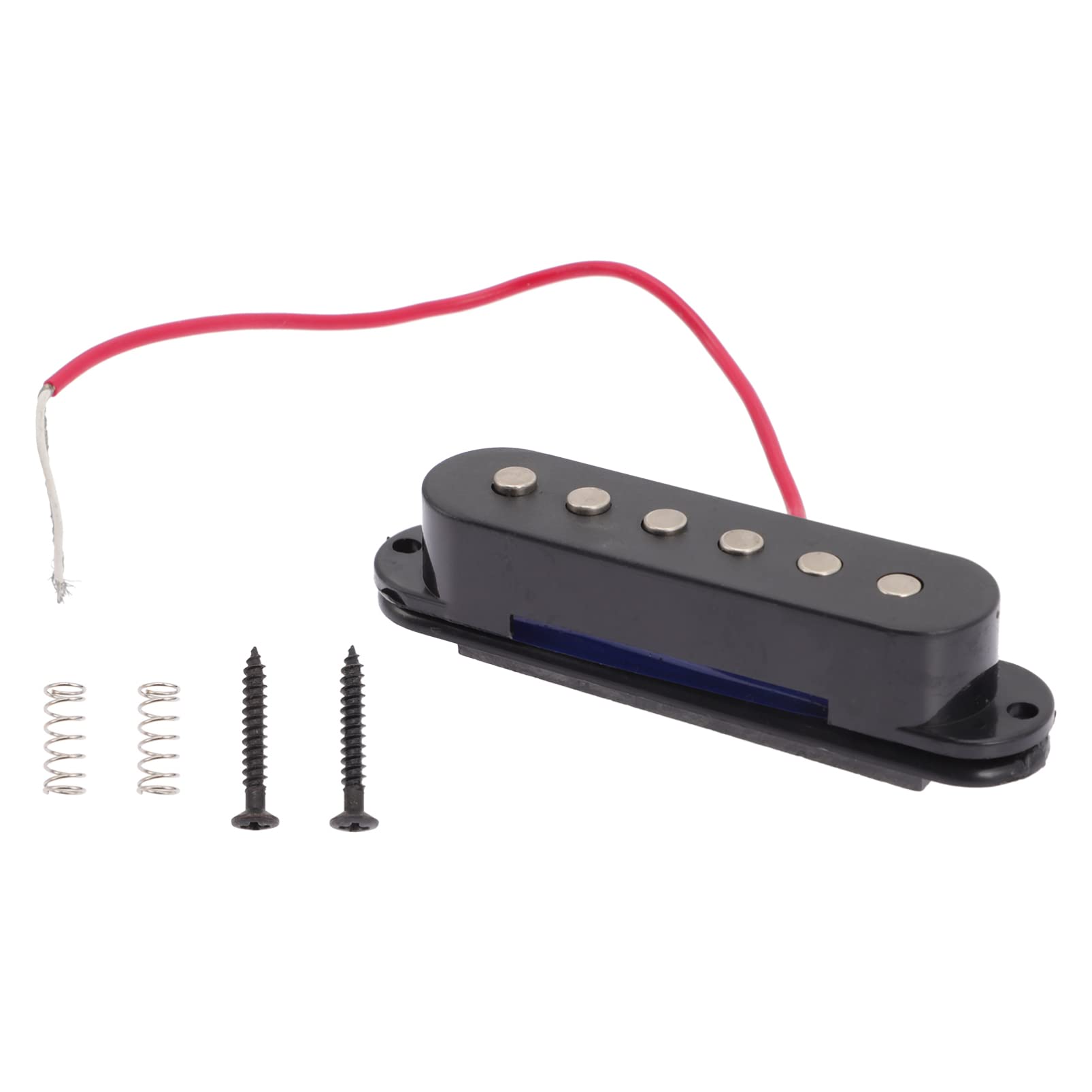 Alnico 6 Electric Guitar Humbucker Pickups Set - Single Coil Strat Pickup for Neck & Bridge Position - Perfect for Rock, Blues & Jazz Performances
