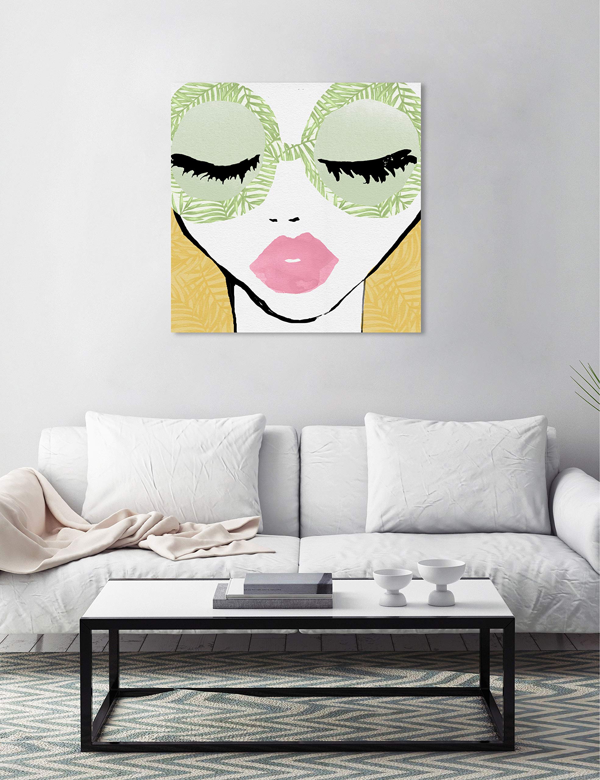Custom Plant Lady Glasses Wall Art Canvas Print - 30