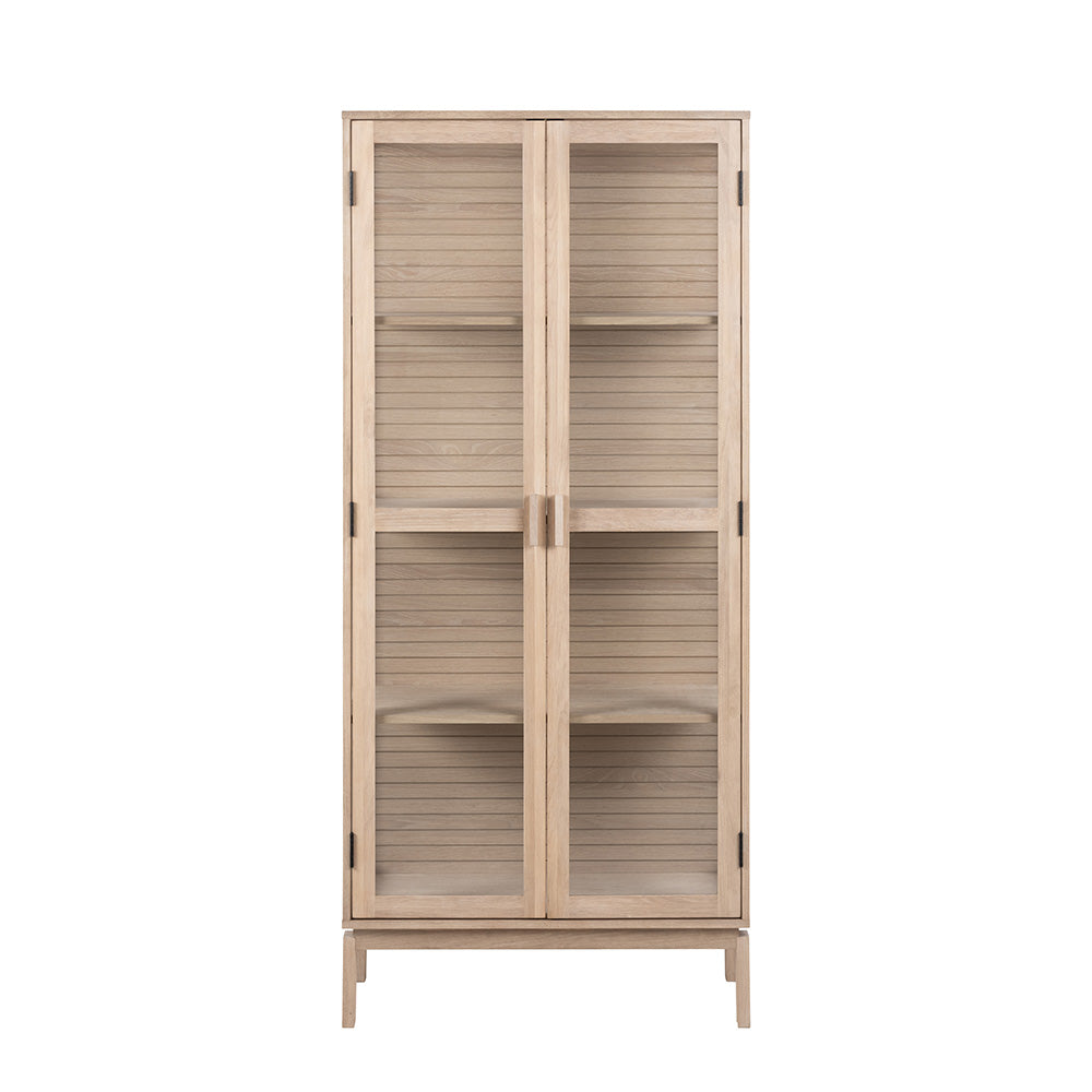 80cm Oak LINLEY Display Unit - Stylish Storage Shelf for Living Room, Bedroom & Office Organization