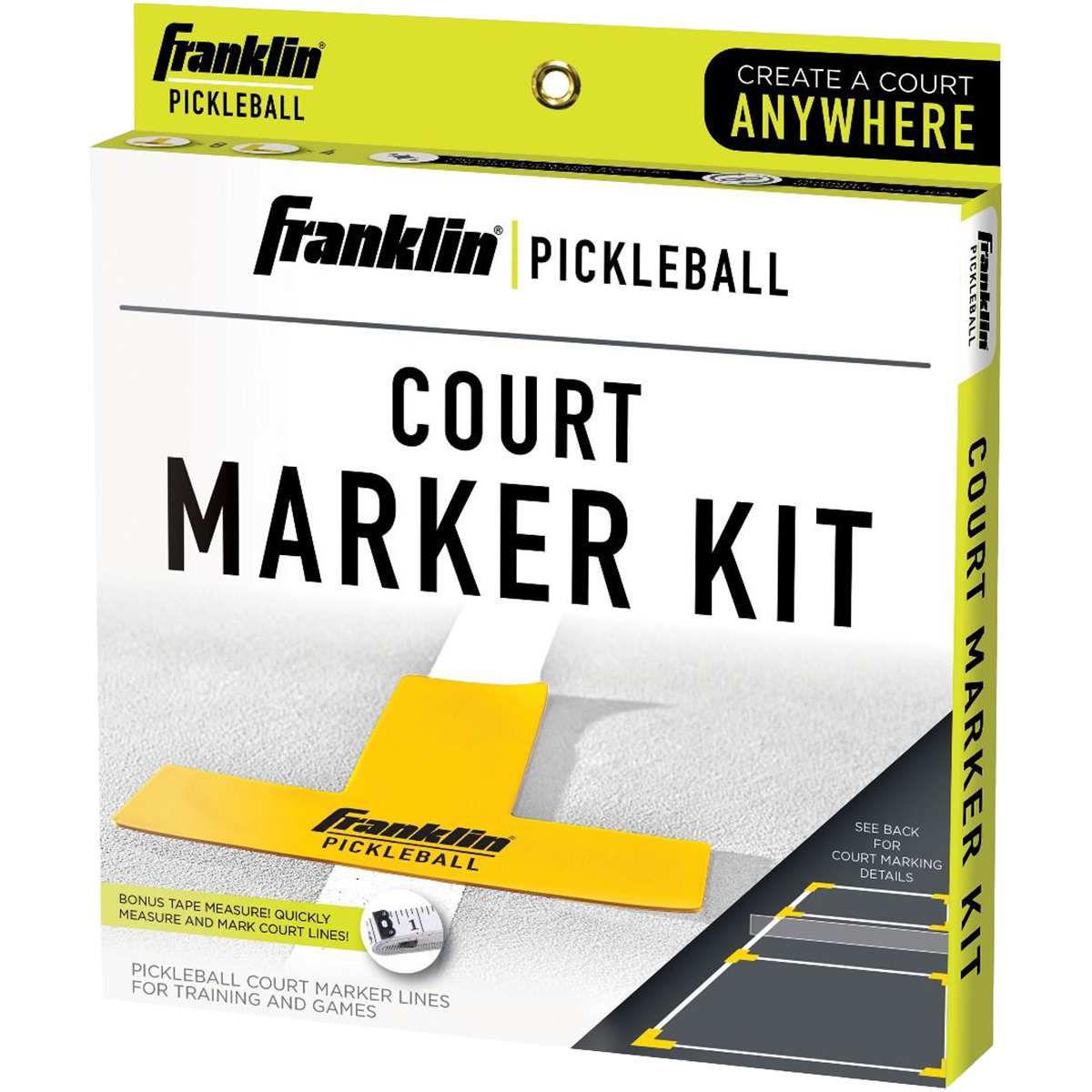 Professional Court Marker Kit for Tennis & Basketball - Durable Line Chalk for Sports Fields & Playgrounds - Perfect for Outdoor Games & Training