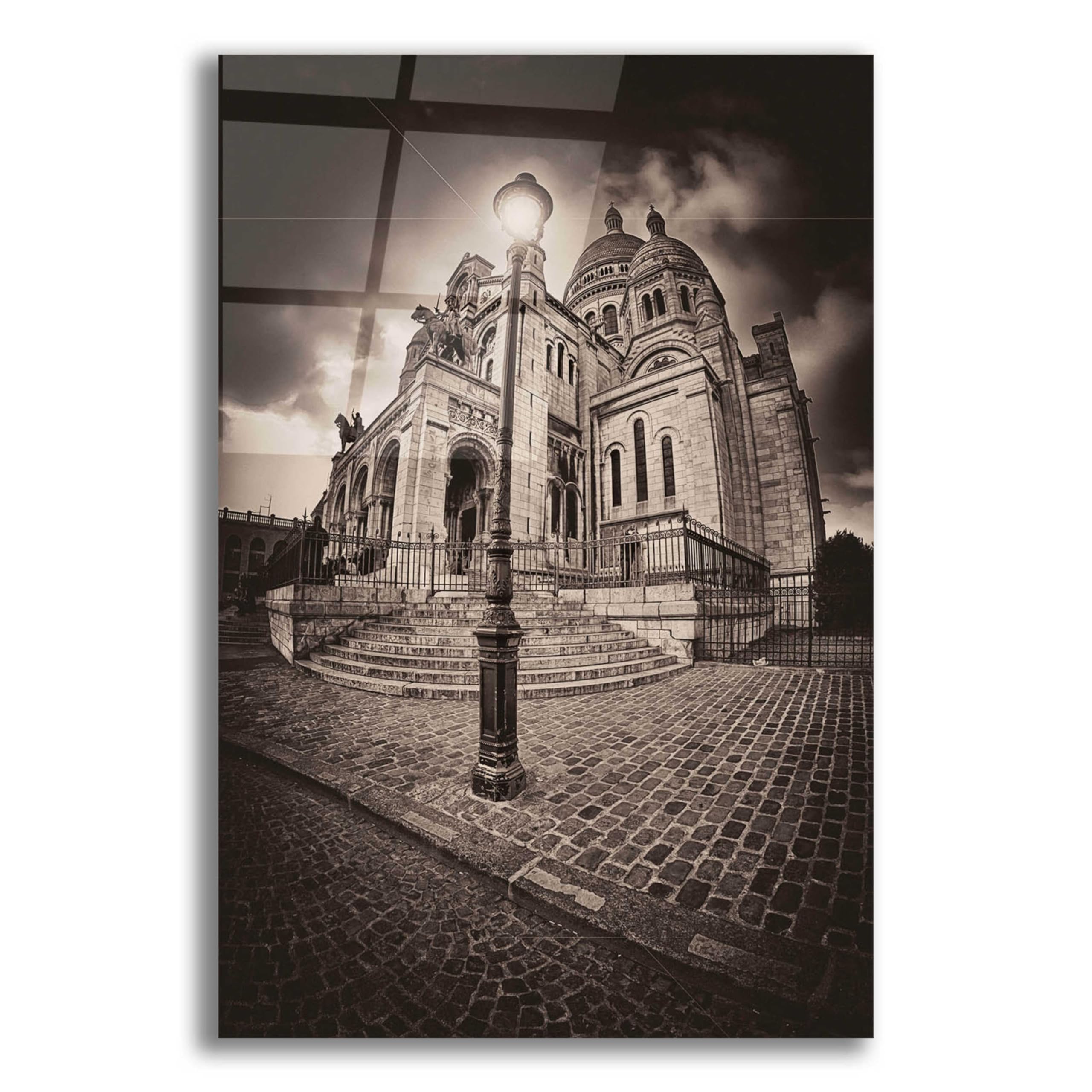 Epic 'Montemartre' Wall Art by Sebastien Lory - 16x24 Inch Modern Acrylic Glass Painting - Perfect for Living Room, Bedroom & Office Decor