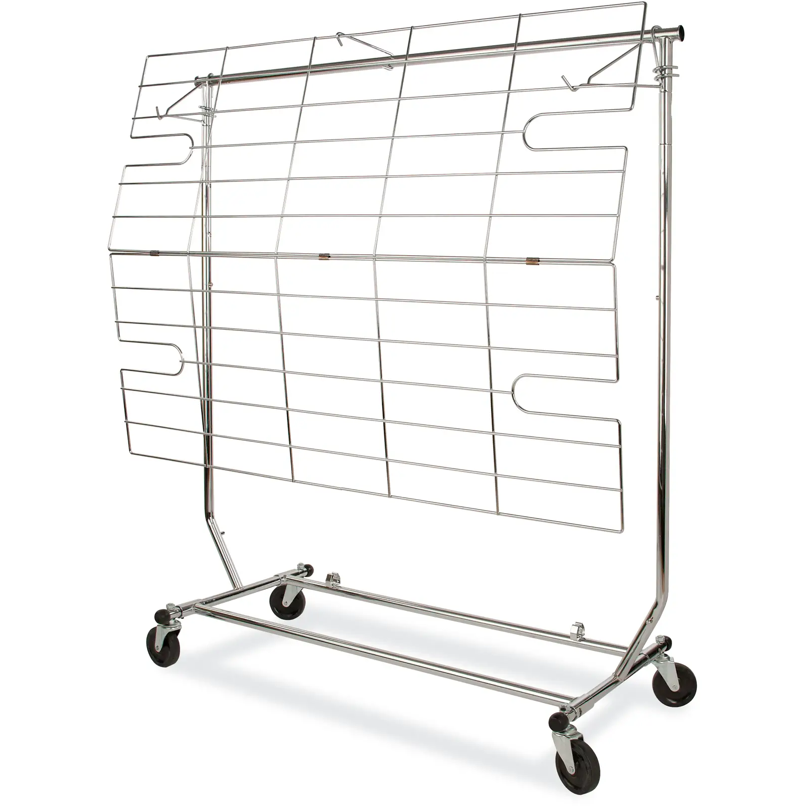 Collapsible Rack Bottom Shelf - Heavy Duty Storage Shelf for Rental Use | Perfect for Warehouse Organization, Retail Displays & Event Equipment Storage