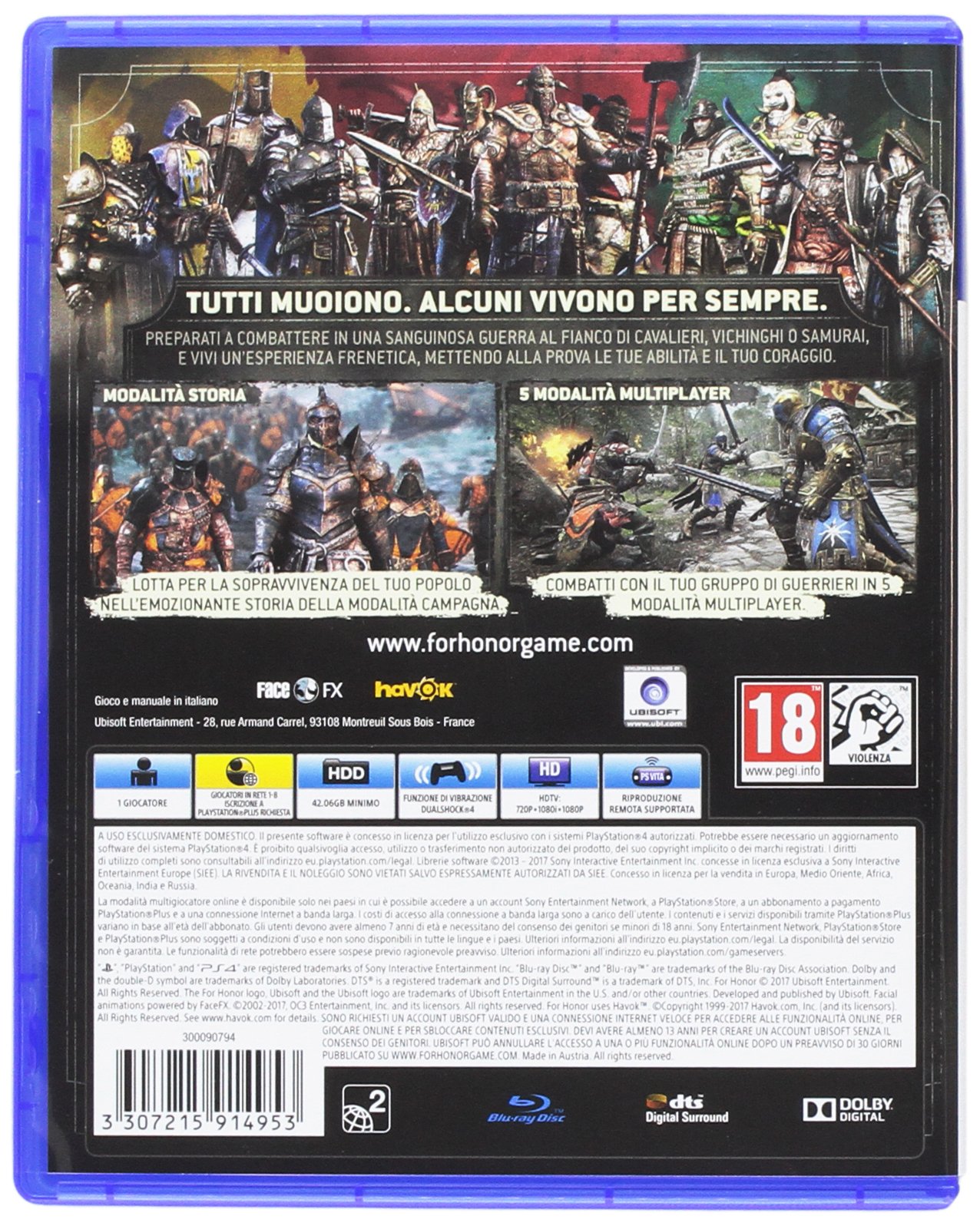 For Honor - PlayStation 4 Game | Medieval Combat Action Adventure | Multiplayer Battles & Campaign Mode | Perfect for Fans of Historical Warfare & Strategy Games