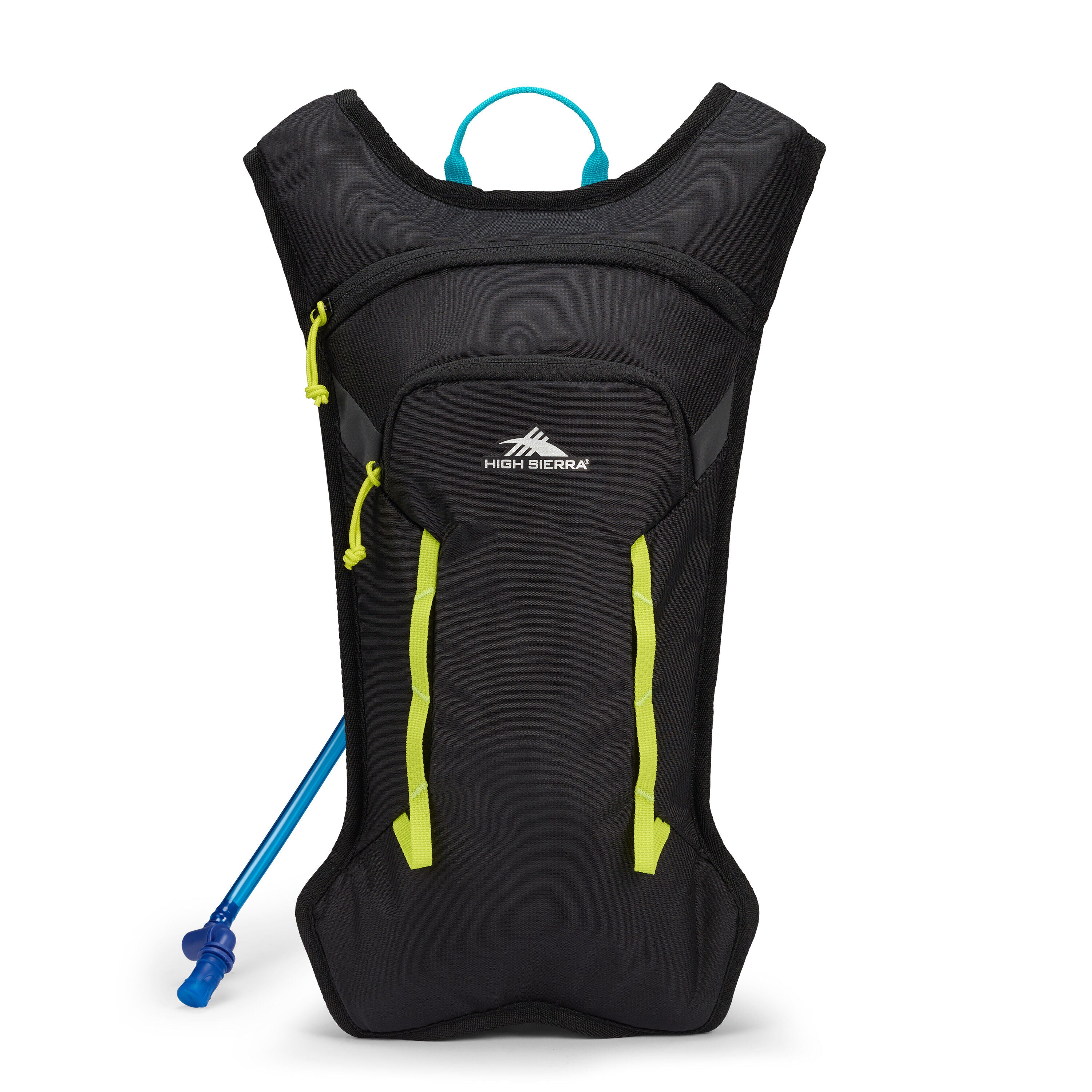 High Sierra Hydrahike 2.0 4L Hydration Backpack - Lightweight Water Bladder Pack for Hiking, Running & Outdoor Adventures - Black