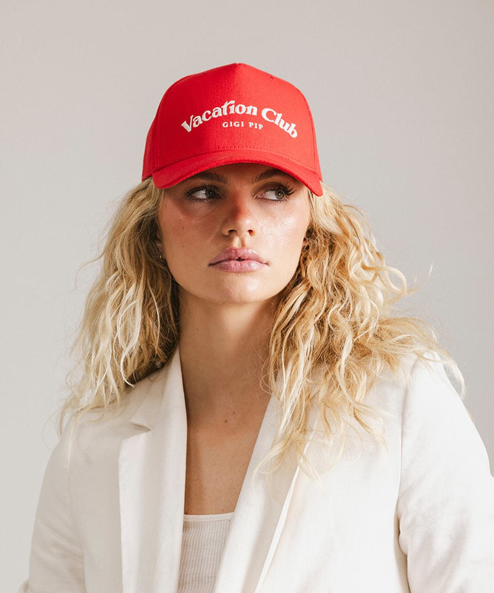 Stylish Vacation Club Trucker Hat - Adjustable Snapback Cap for Men & Women - Perfect for Travel, Beach, and Outdoor Adventures