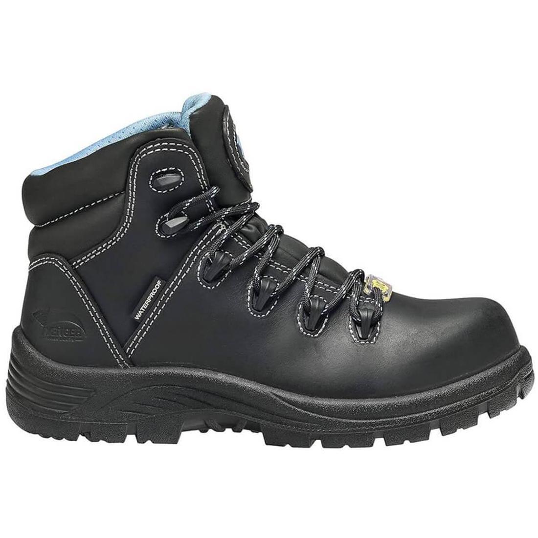 Framer Women's Puncture Resistant Composite Toe Work Boots - Black | Safety Shoes for Construction, Warehouse & Outdoor Work | OSHA Compliant Work Boots for Women