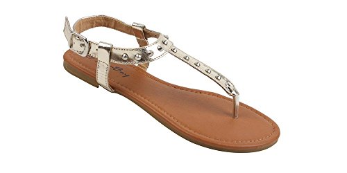 Starbay Women's Gladiator Sandals - Comfortable & Stylish Roman Strappy Flat Sandals for Summer, Beach, and Casual Outfits
