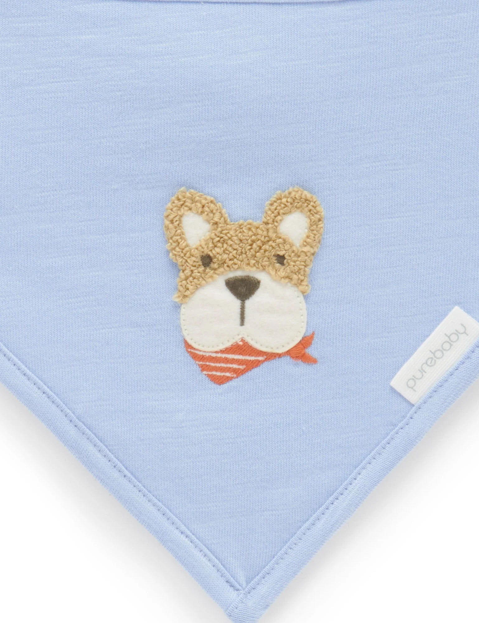 Purebaby Organic Bandana Bib - Soft, Absorbent & Stylish Drool Bibs for Babies & Toddlers - Perfect for Feeding, Teething & Everyday Use