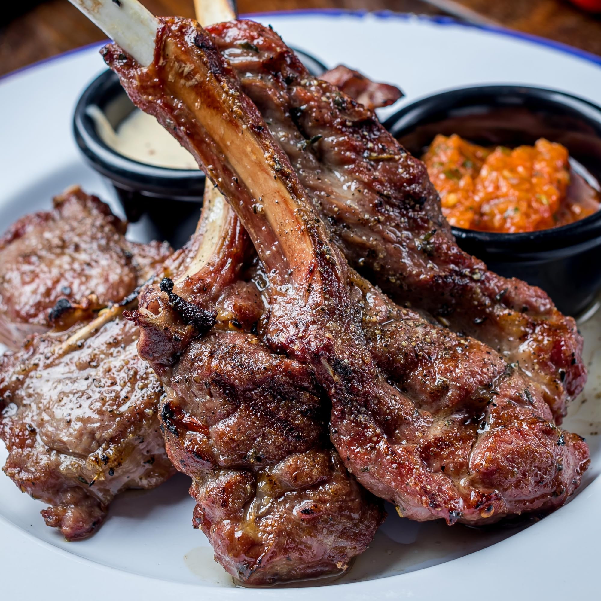 Premium New Zealand Pasture-Raised Lamb Rack (16-18oz, 2 Racks) - Grass-Fed, Tender & Juicy - Perfect for Gourmet Dinners, Holiday Feasts & Special Occasions