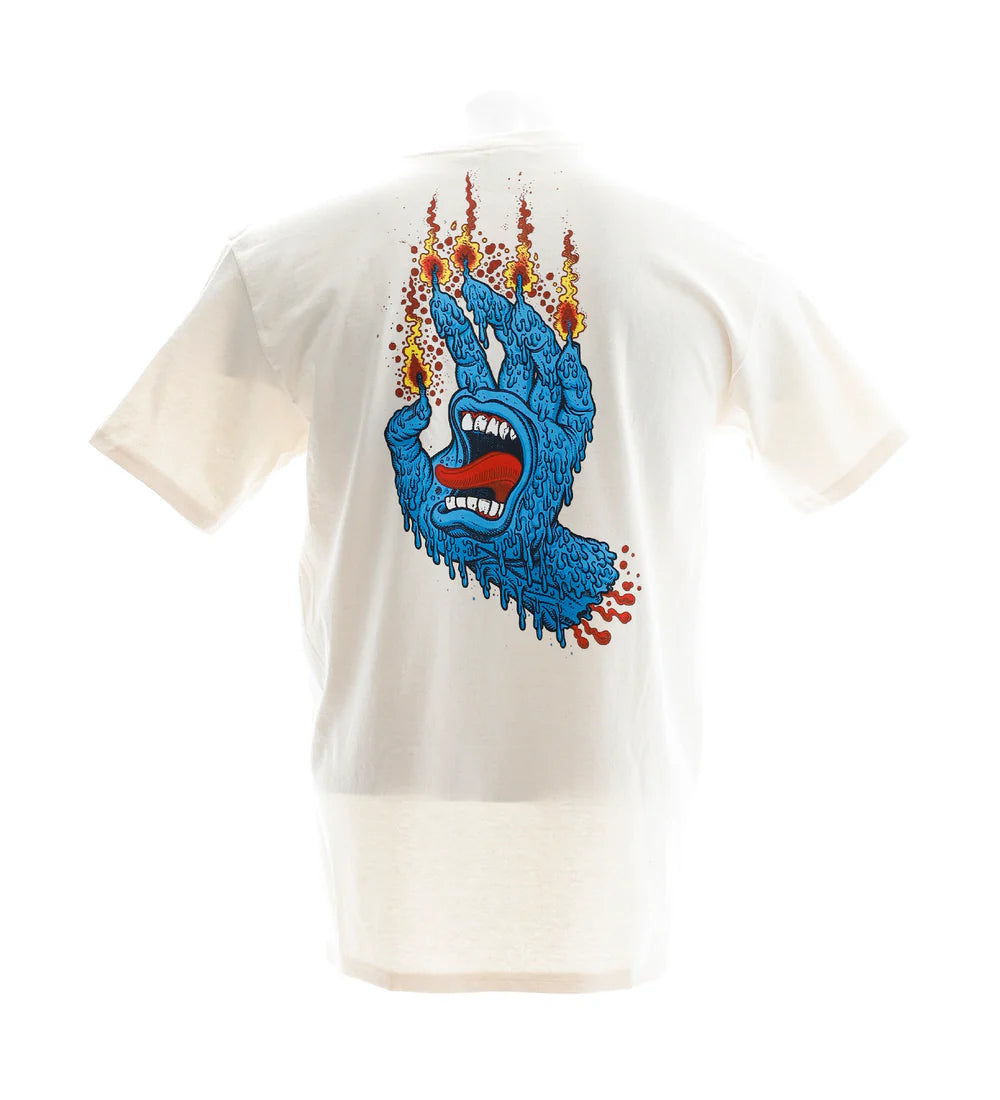Santa Cruz Pace Ritual Hand T-Shirt - Natural Cotton Graphic Tee for Men & Women - Casual Streetwear for Skateboarding & Outdoor Activities