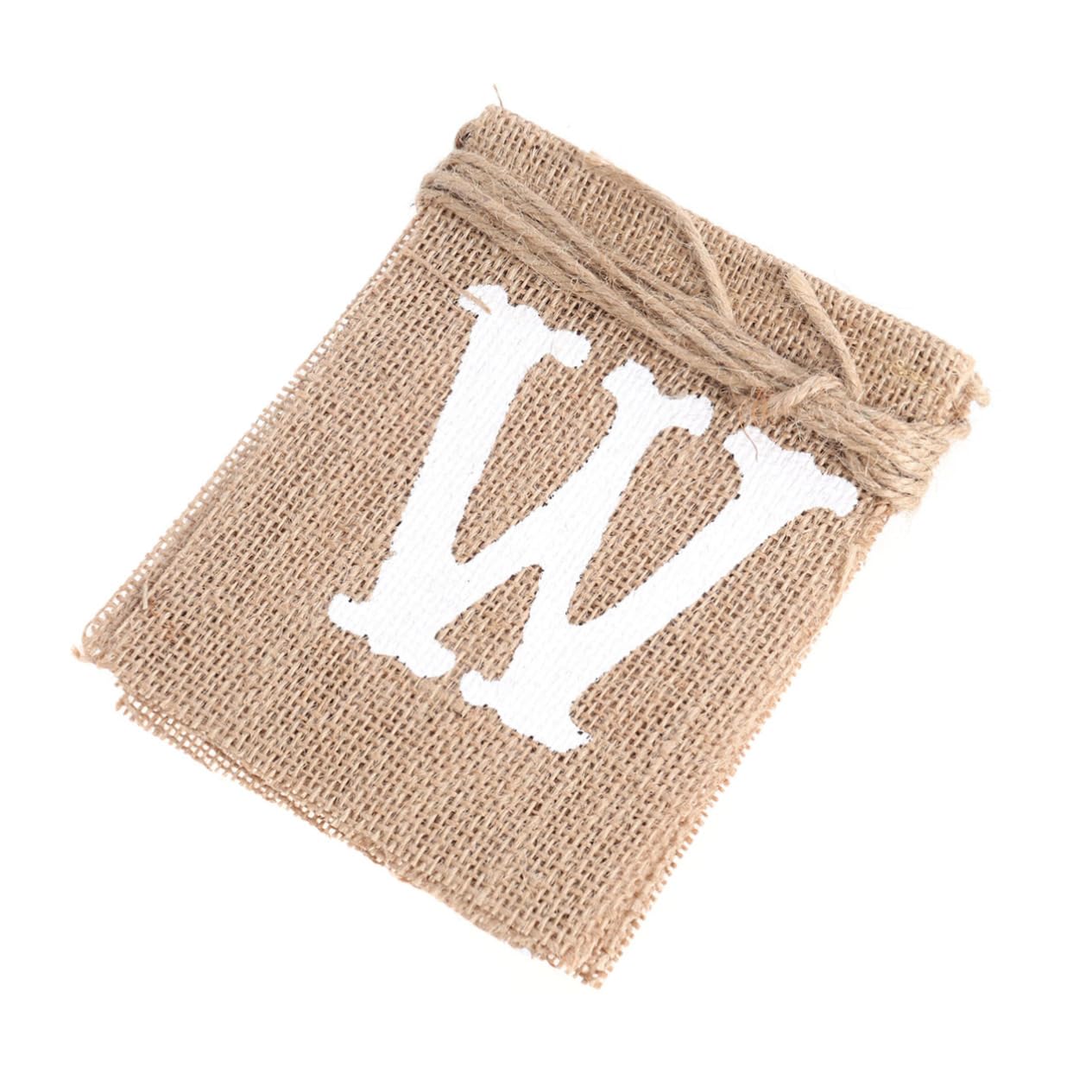 VILLFUL Reusable Burlap Bunting Garland - 2.8m Long Rustic Decor for Weddings, Birthdays, Christmas & Halloween Parties | Perfect for Indoor/Outdoor Festive Decorations