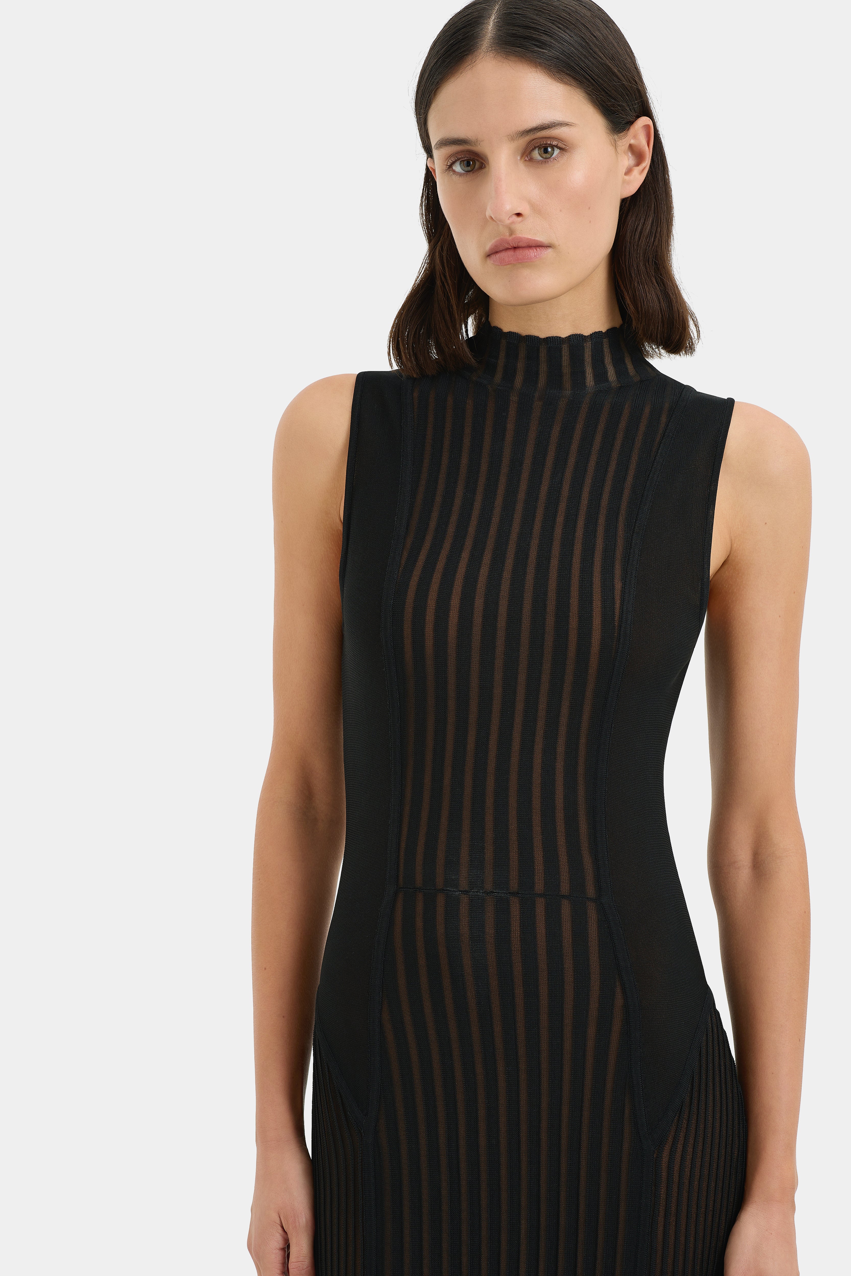 Azario Women's Elegant Column Dress - Slim Fit Midi Dress for Office, Party & Evening Wear | Perfect for Work, Cocktail Events & Special Occasions