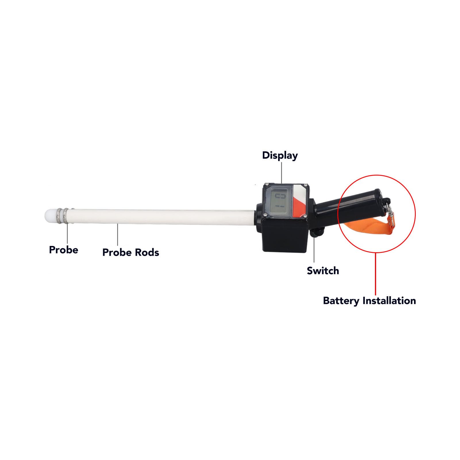 Digital Livestock Ovulation Tester - Accurate Non-Destructive Sow Fertility Probe with LCD Display for Veterinary & Farm Use - Perfect for Breeding Management and Animal Reproduction Monitoring
