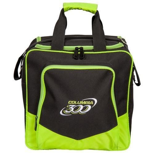 Columbia White Dot Single Tote Bowling Bag - Lime Green Women's Handbag for Bowling, Work, Gym & Travel Accessories | Durable & Stylish Carryall Purse