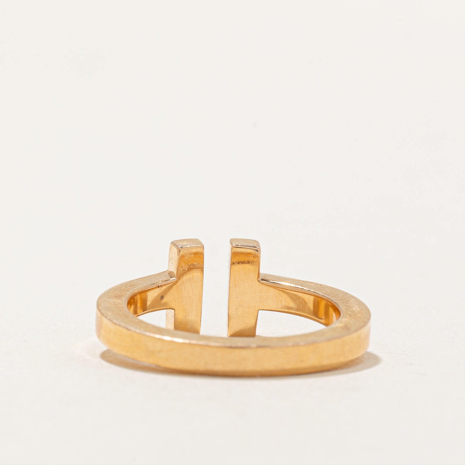 Tiffany & Co. T Square 18k Rose Gold Ring - Size 6 | Luxury Women's Jewelry, Elegant Gift for Anniversary, Wedding, or Special Occasion | Perfect for Everyday Wear or Formal Events