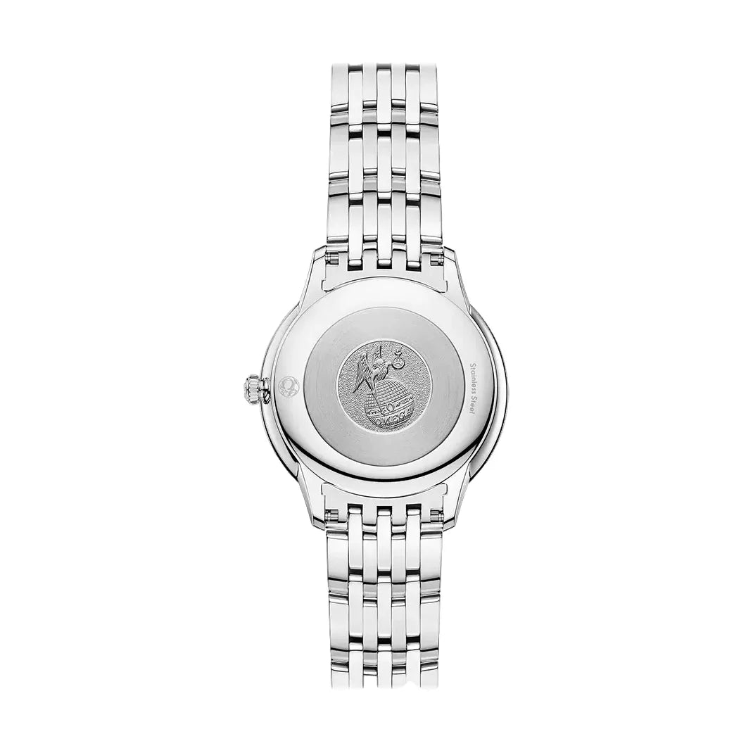 De Ville Prestige Quartz 30mm Rose Gold Silver Bracelet Watch - Elegant Dress Watch for Women, Perfect for Office, Parties & Special Occasions