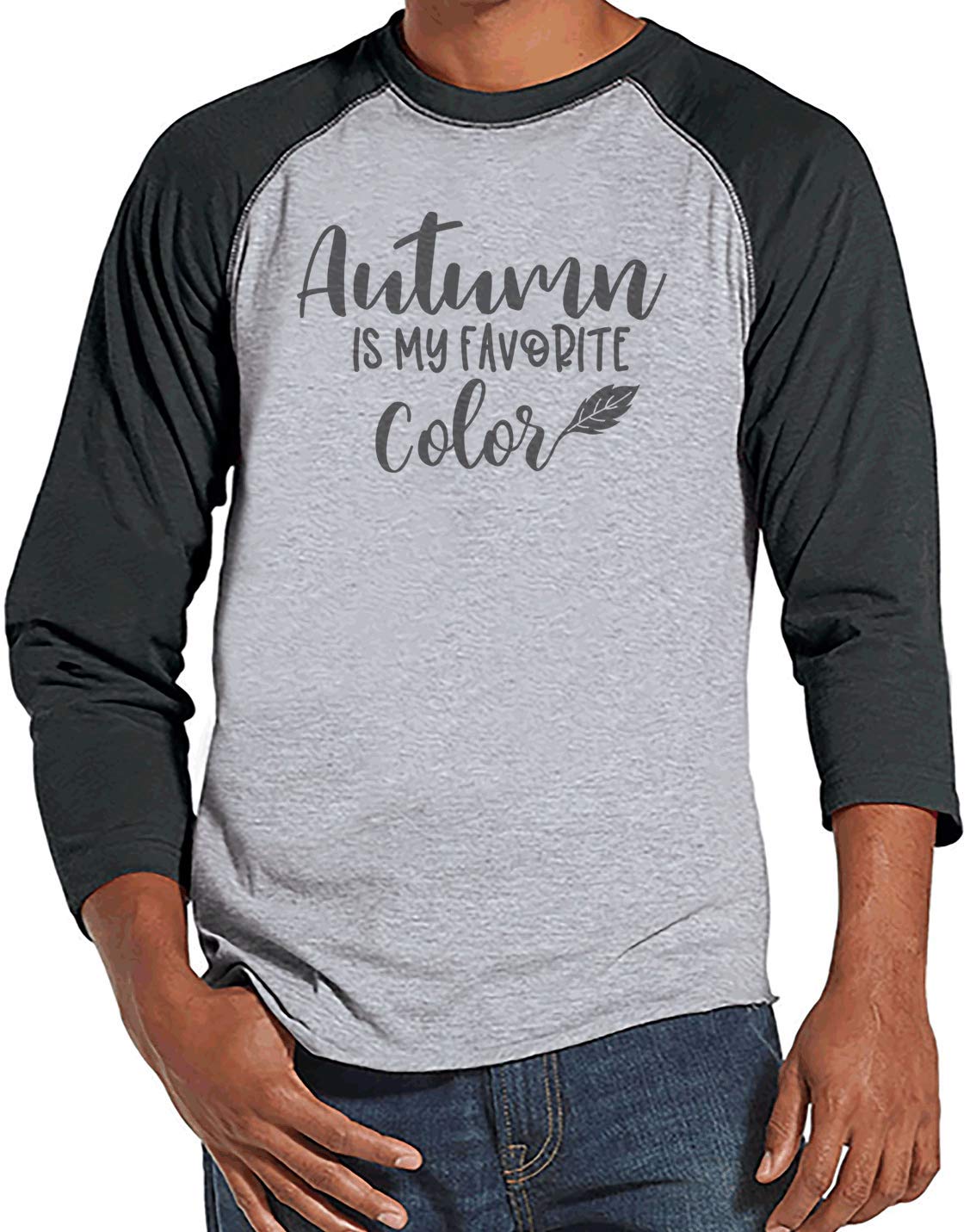 7 ate 9 Apparel Men's Autumn is My Favorite Season Graphic T-Shirt - Casual Fall Fashion for Everyday Wear & Seasonal Outfits