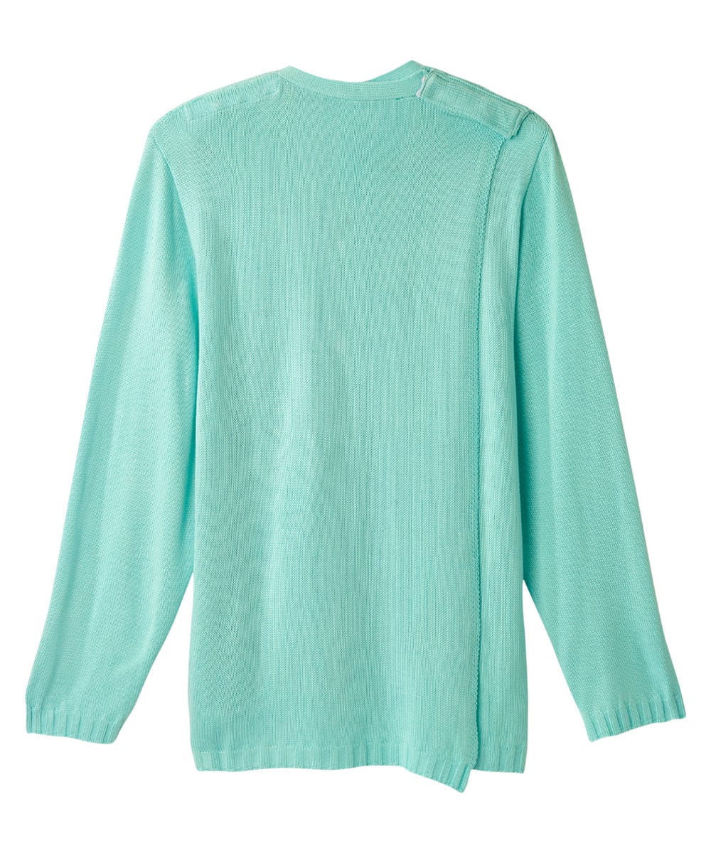 Women's Lightweight Open Back Floral Cardigan - Soft Knit Wrap Sweater for Spring & Summer - Perfect for Beach Cover-Ups, Date Nights & Layering Outfits