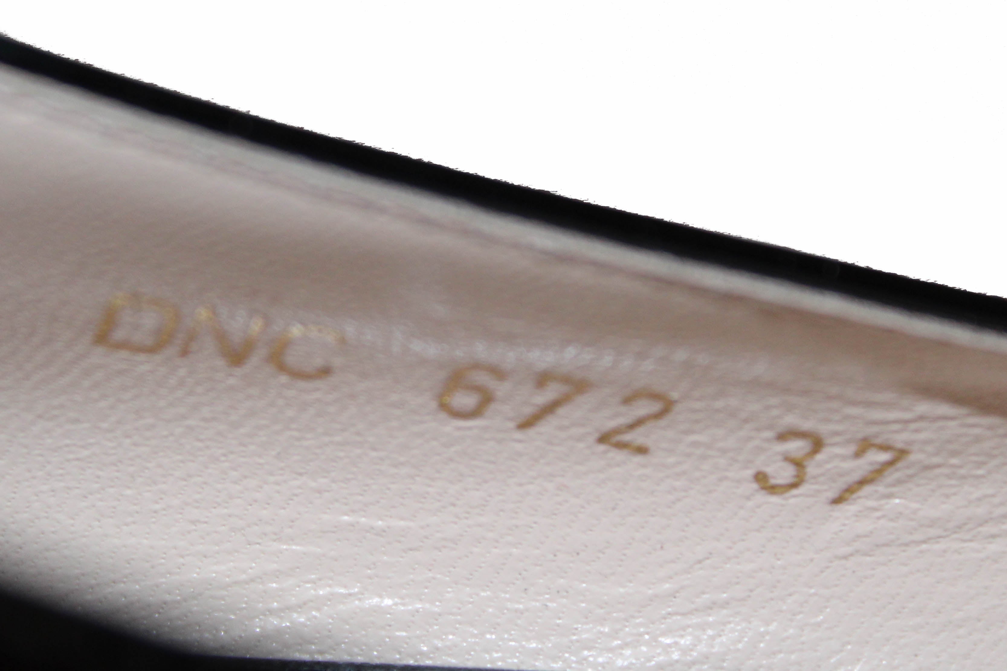 Authentic Prada Black Patent Leather Bow Pumps Women's Size 37 | Elegant High Heels for Parties, Weddings & Formal Events