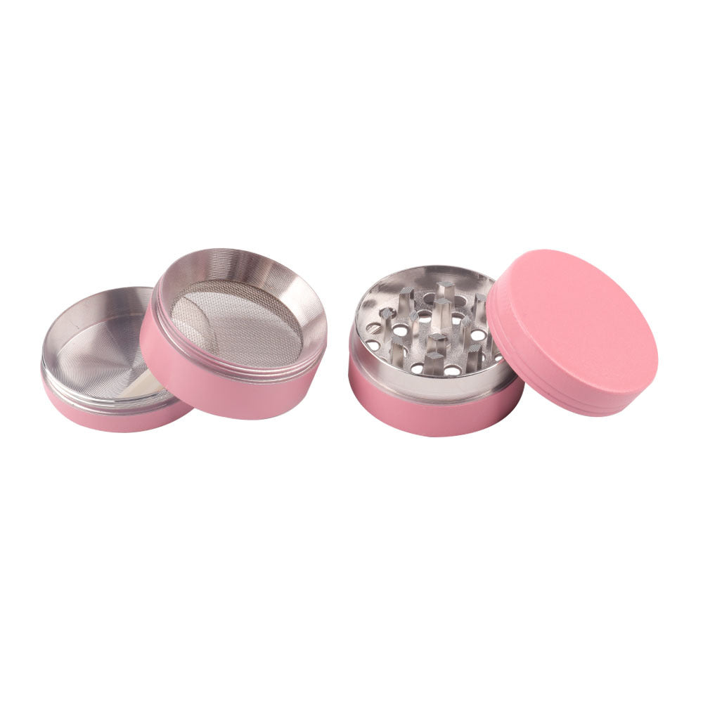 40mm 4-Layer Zinc Alloy Herb Grinder with Luminous Design - Perfect for Grinding Tobacco, Herbs & Spices - Ideal for Smoking Enthusiasts & Home Use