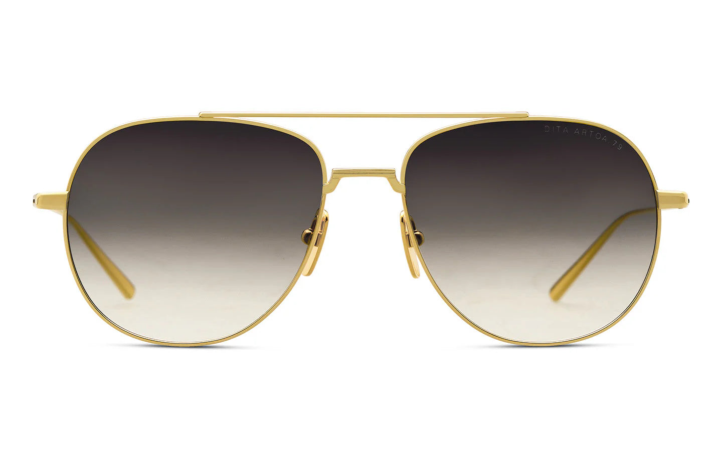 Dita Artoa.79 DTS161 A 01 Matte Gold Grey Gradient Sunglasses - Stylish UV Protection for Outdoor Activities & Fashion