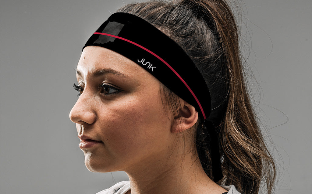 Indiana Thin Red Line Flex Tie Headband - Adjustable Elastic Head Wrap for Men & Women - Perfect for Workouts, Sports, and Everyday Use
