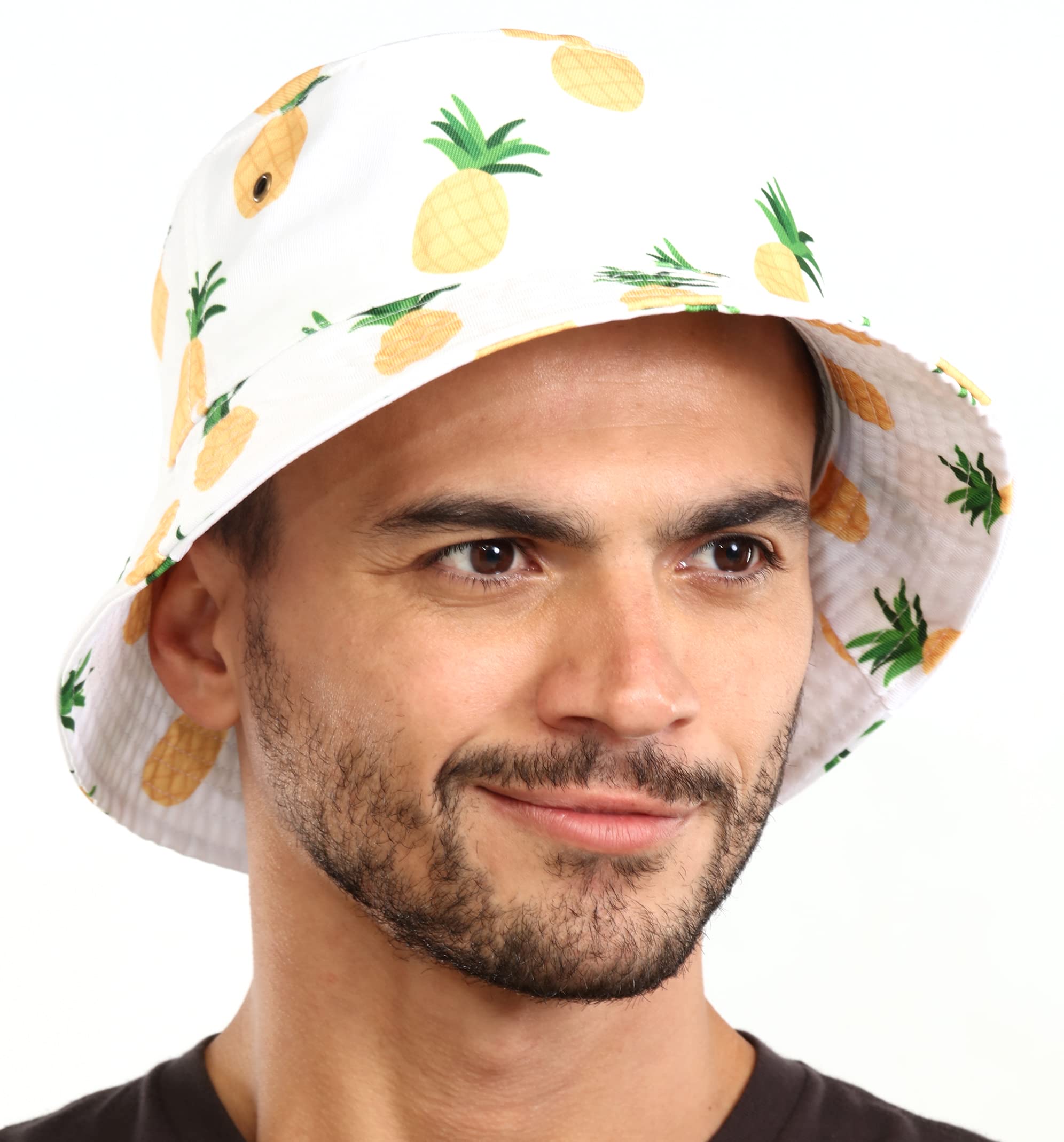 Reversible Bucket Hats for Men & Women - Durable Summer Sun Hat for Teens & Girls - Fashionable Unisex Outdoor Beach Hat for Hiking, Fishing & Travel