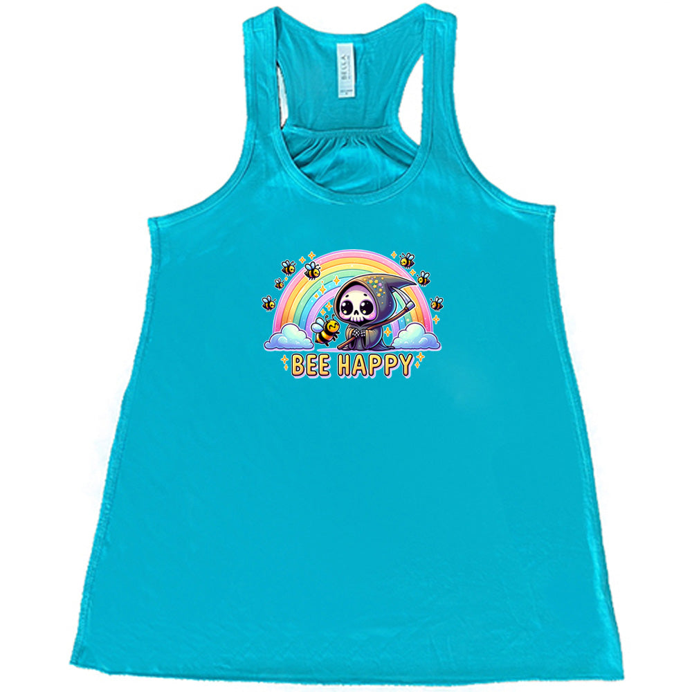 Bee Happy T-Shirt - Cute Bee Graphic Tee for Women & Men - Casual Comfortable Cotton Shirt for Everyday Wear, Outdoor Activities & Gifts