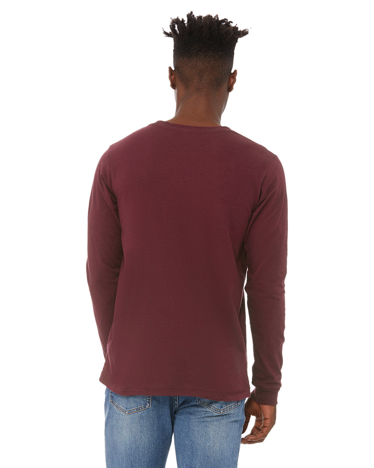 Bella + Canvas 3501 Unisex Jersey Long Sleeve T-Shirt | Soft Cotton Crewneck Tee for Men & Women | Perfect for Casual Wear, Layering & Everyday Comfort