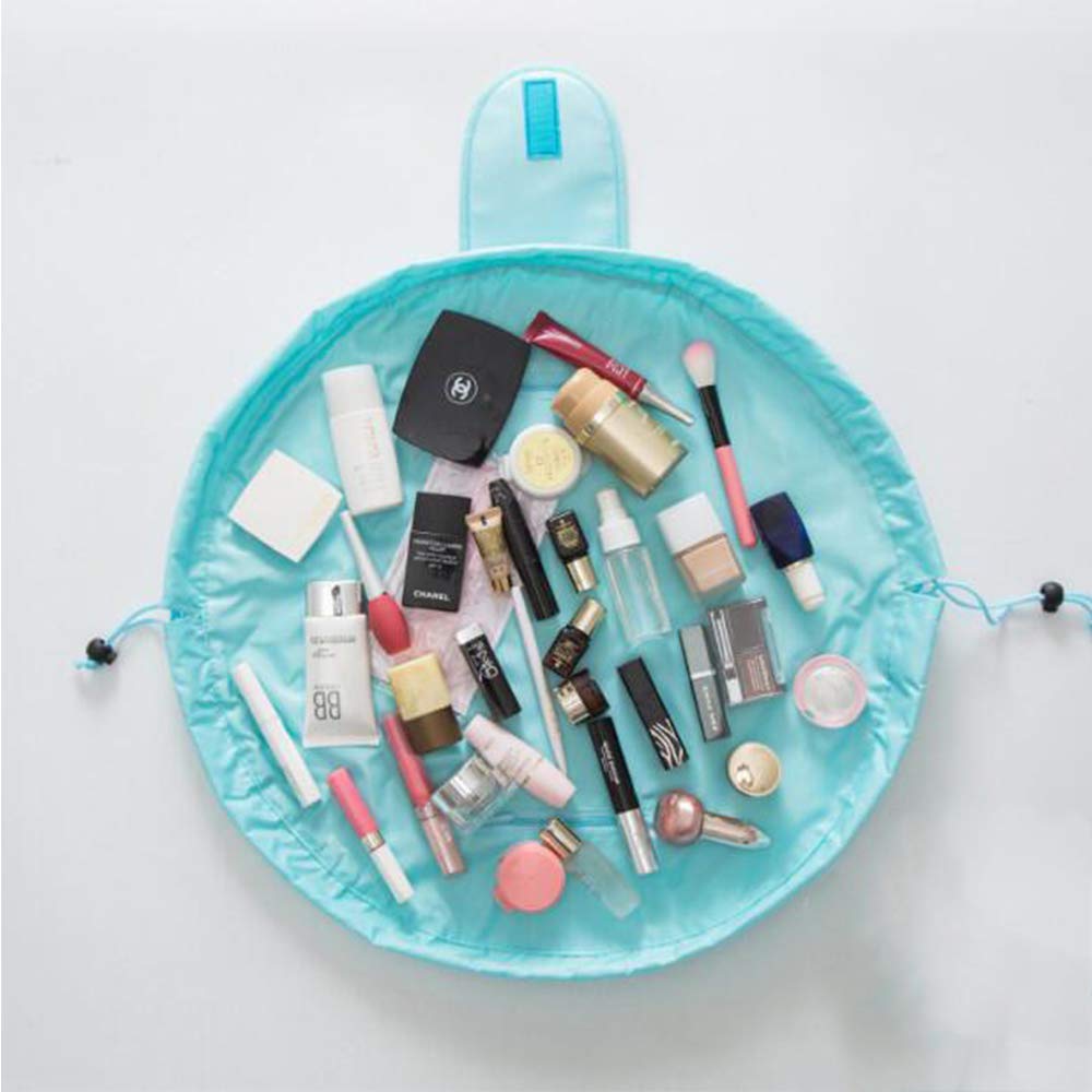 Waterproof Travel Cosmetic Bag - Large Capacity Makeup Organizer for Beauticians, Portable Quick Pack for Travel, Gym & Daily Use