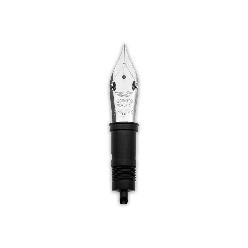 Leonardo 14K Gold Flex Nib for Fountain Pens - Premium ABS Assembled Replacement Nib for Smooth Writing | Ideal for Calligraphy, Journaling & Professional Use