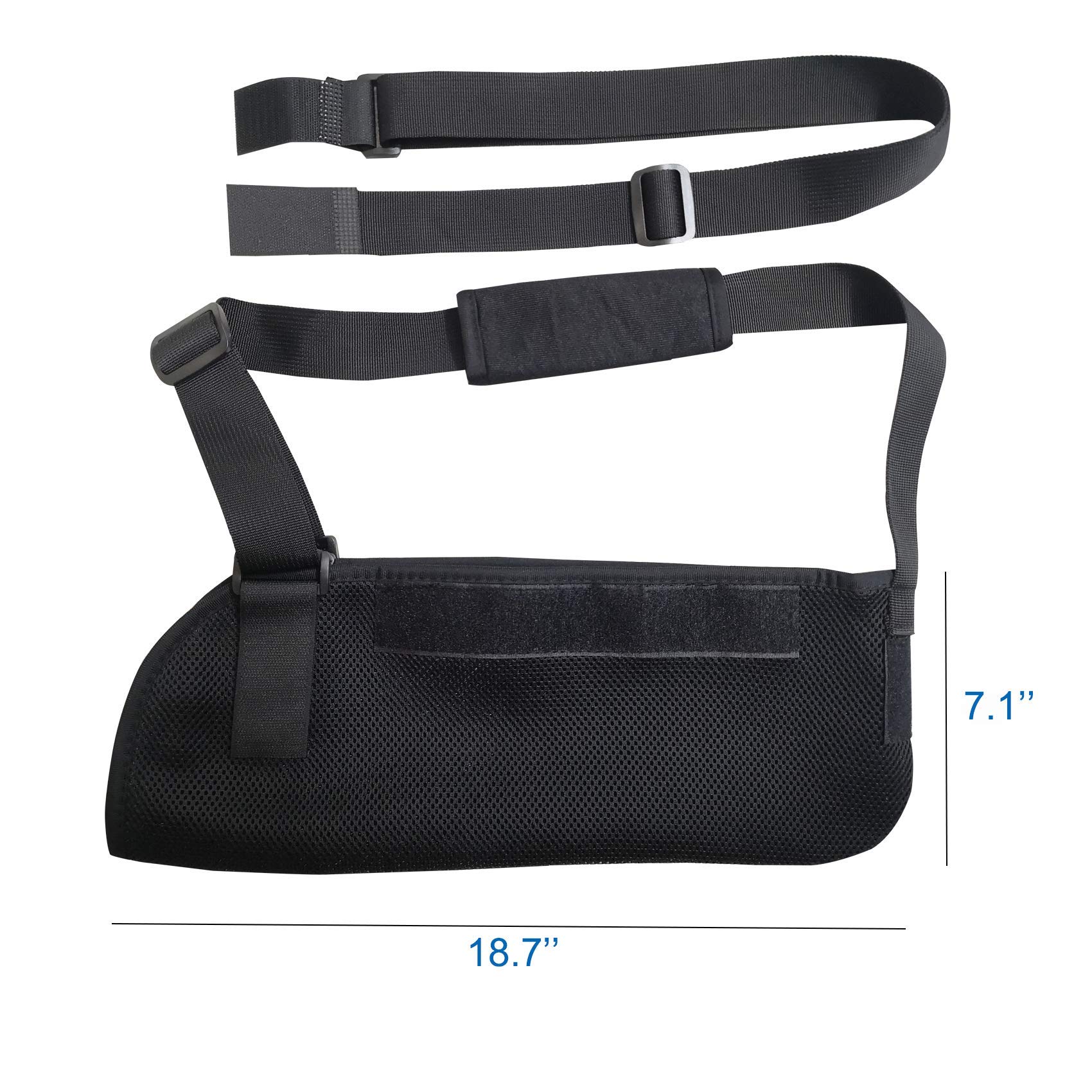 Solmyr Arm Sling - Adjustable Shoulder Support Brace for Broken, Fractured Bones & Elbow Wrist Injuries - Lightweight, Breathable & Ergonomic Design - Ideal for Post-Surgery Recovery, Sports Injuries & Daily Comfort
