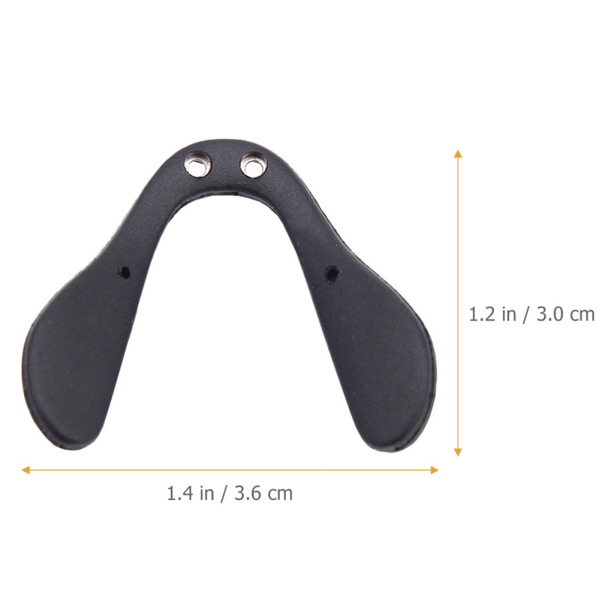 4 Pairs Kids Bike Glasses Nose Pads - Soft Air Chamber Cushion for Children's Bicycle Eyewear - Comfortable Rubber Nose Bridge Pads for Sports & Outdoor Activities