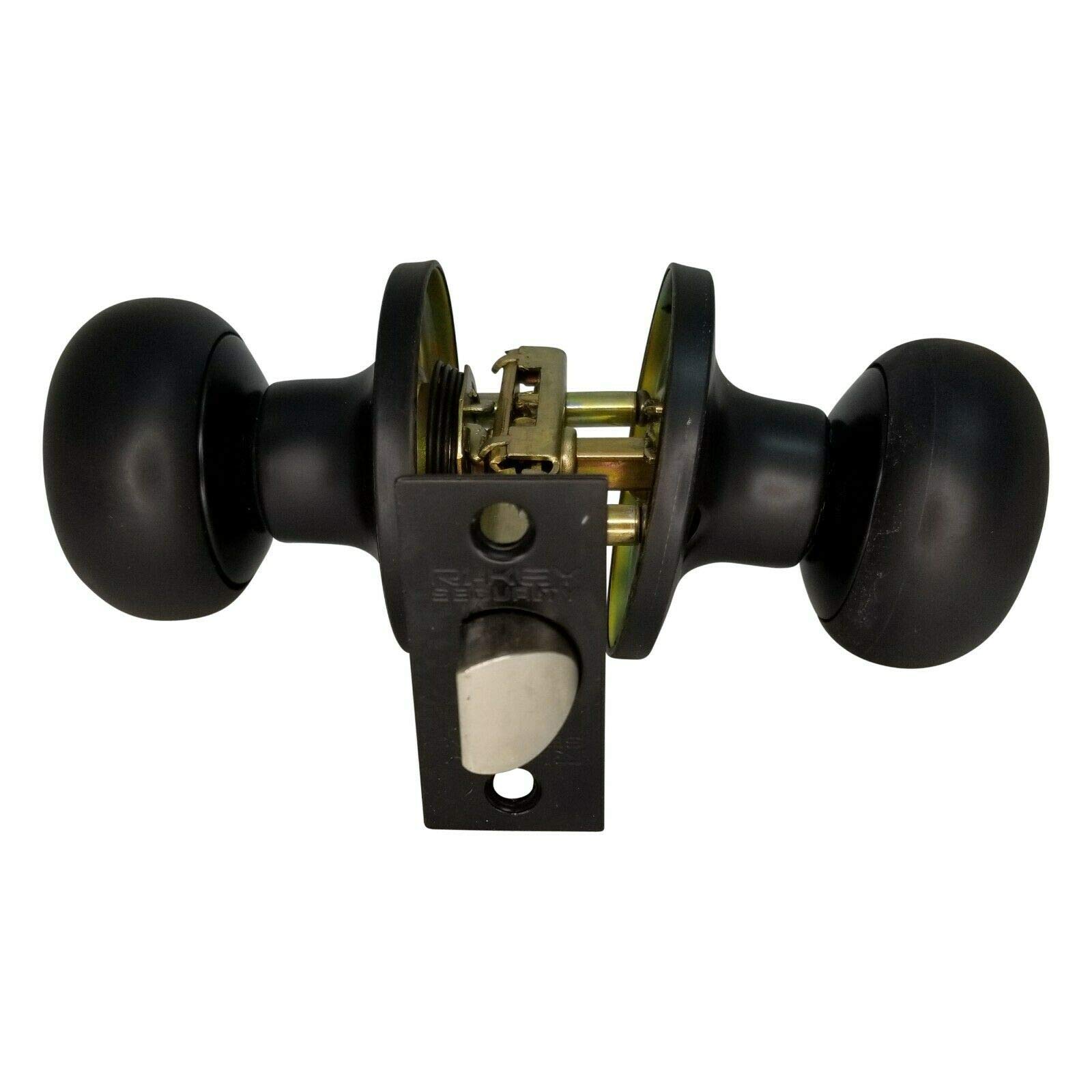 10 Pack Oiled Rubbed Bronze Passage Door Knobs - No Cylinder Lock for Interior Bedroom & Closet Doors | Smooth Operation & Easy Installation for Home, Office & Rental Properties