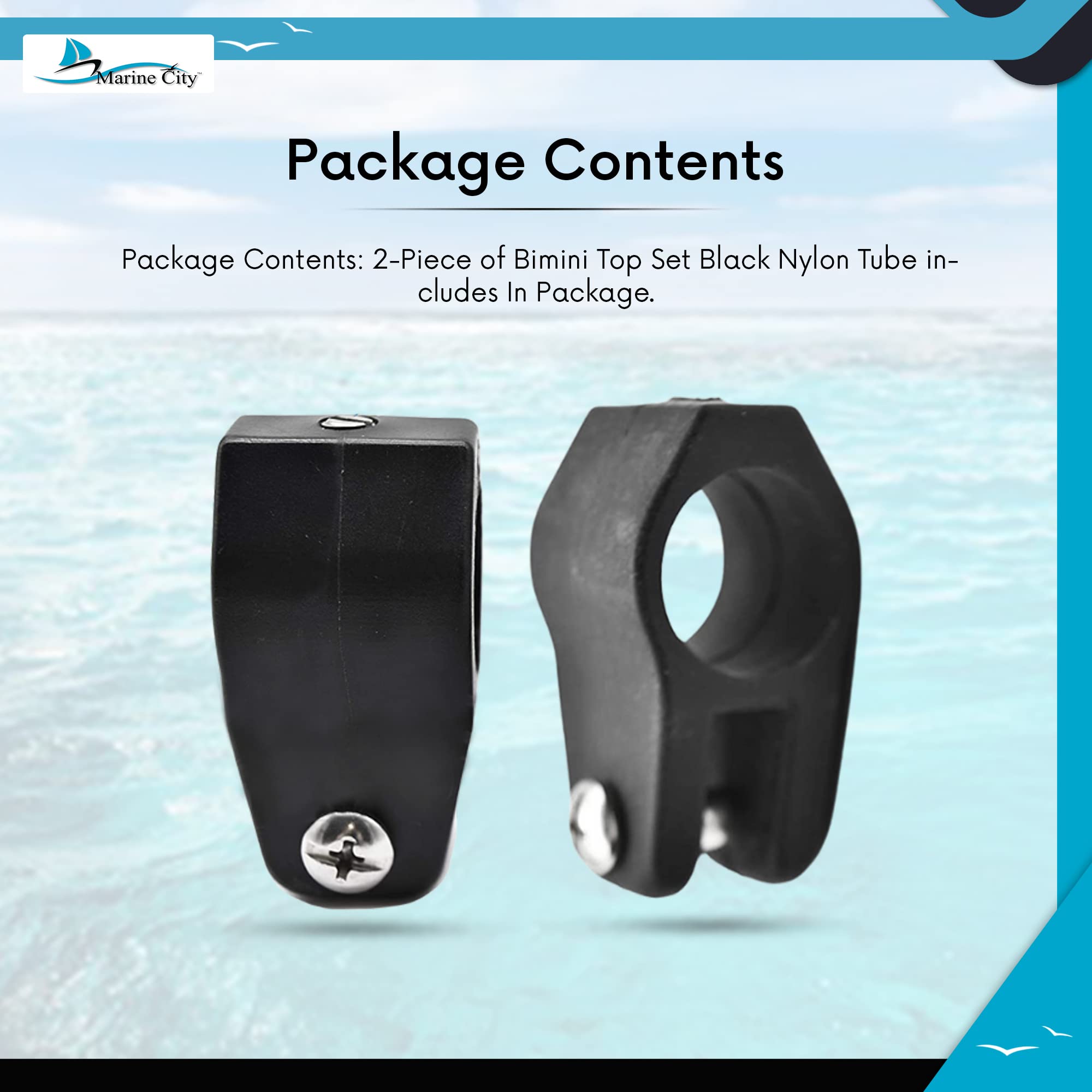 Durable Nylon Boat Jaw Slide Fittings - Marine Hardware for Boats & Yachts - Perfect for Deck Accessories