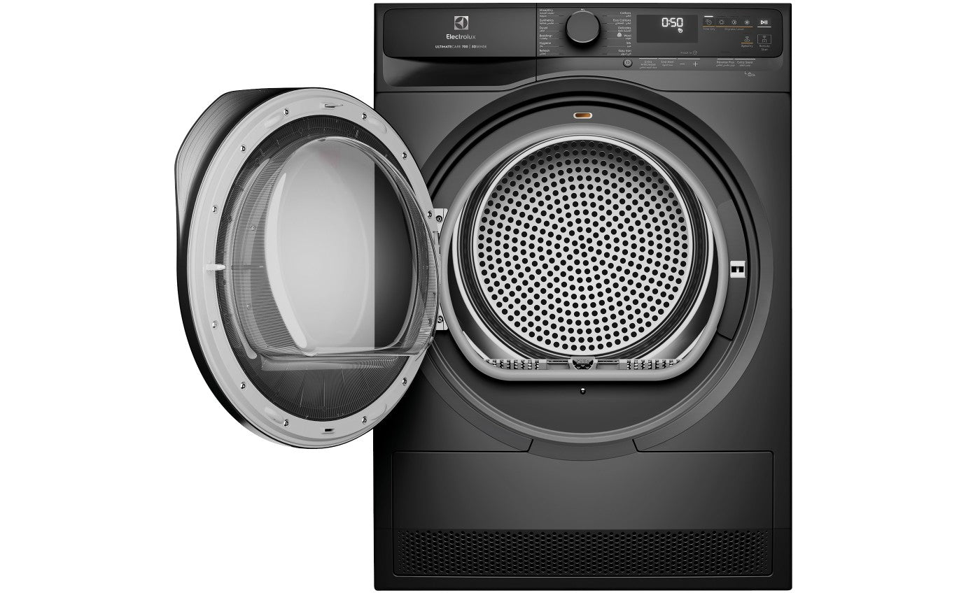 Electrolux 9kg UltimateCare 700 Heat Pump Dryer with 3D Sense Technology - EDH903R7SC - Energy Efficient Laundry Solution for Home & Apartment Use