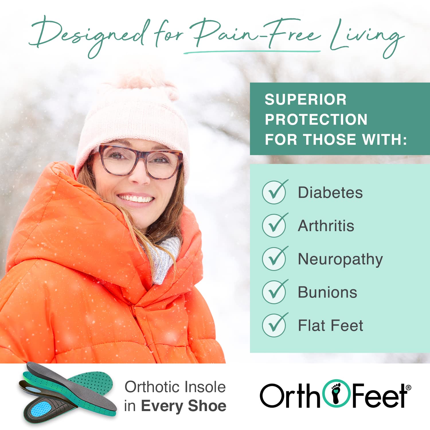 Orthofeet Women's Orthopedic Winter Boots - Waterproof, Comfortable & Supportive for Plantar Fasciitis, Arthritis - Ideal for Snow, Hiking & Cold Weather Activities