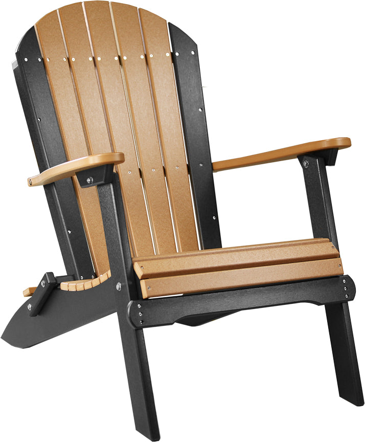 Premium Folding Adirondack Chair - Outdoor Patio Furniture, Lightweight & Weather-Resistant for Backyard, Garden, Poolside Relaxation